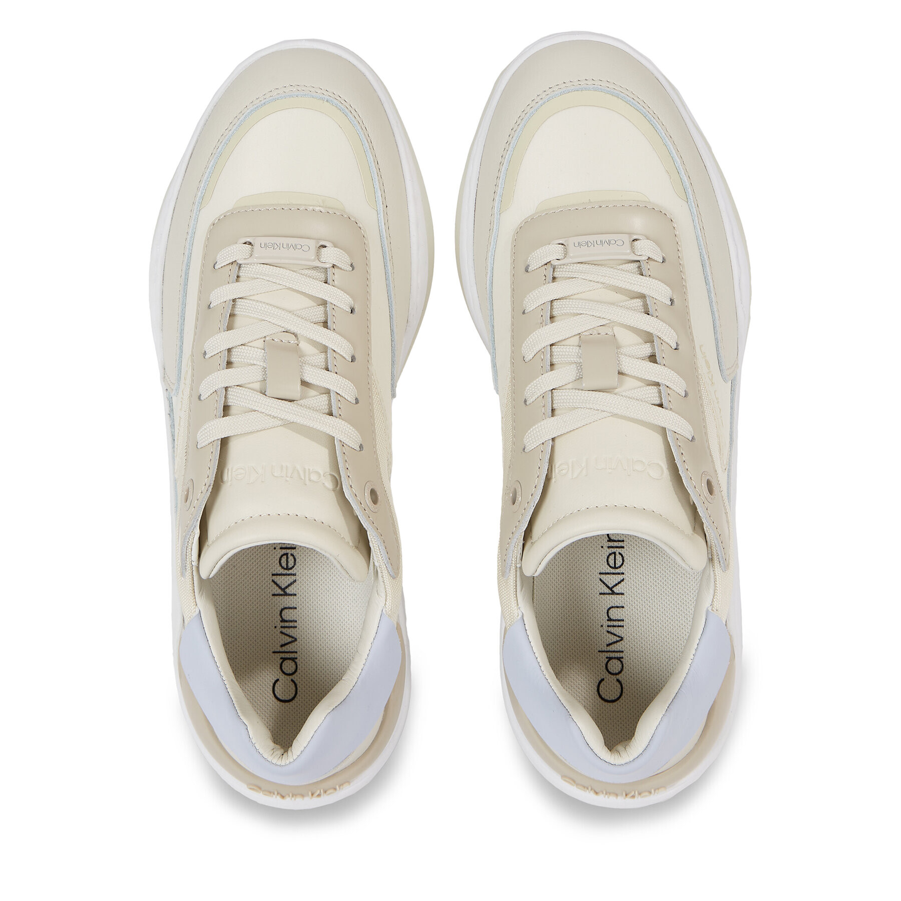 Calvin Klein Sneakersy Cloud Wedge Lace Up HW0HW01647 Šedá - Pepit.cz