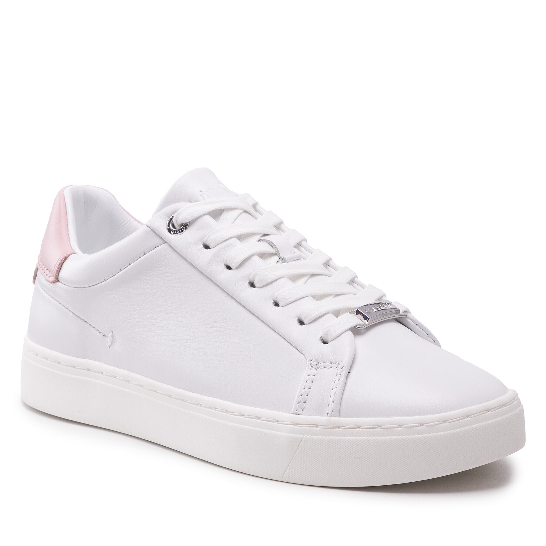 Calvin Klein Sneakersy Cupsole Lace Up HW0HW00841 Bílá - Pepit.cz