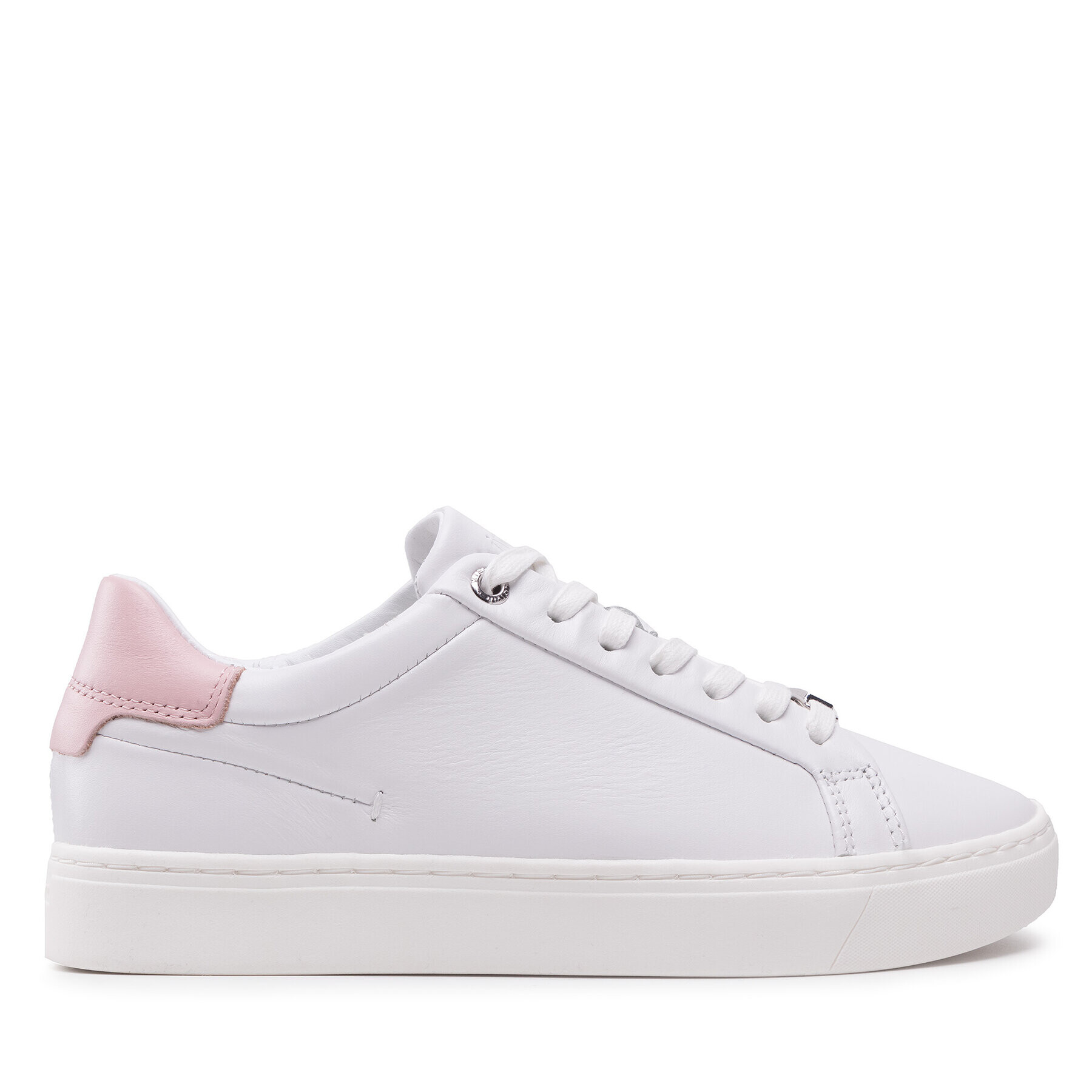 Calvin Klein Sneakersy Cupsole Lace Up HW0HW00841 Bílá - Pepit.cz