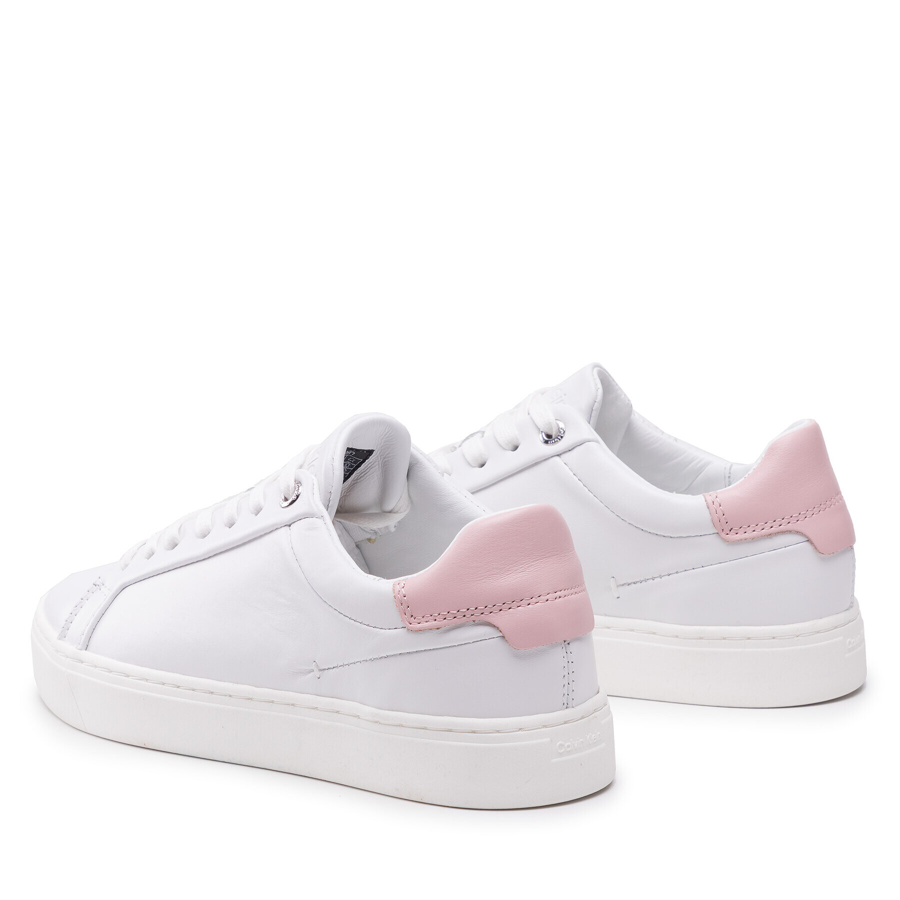 Calvin Klein Sneakersy Cupsole Lace Up HW0HW00841 Bílá - Pepit.cz