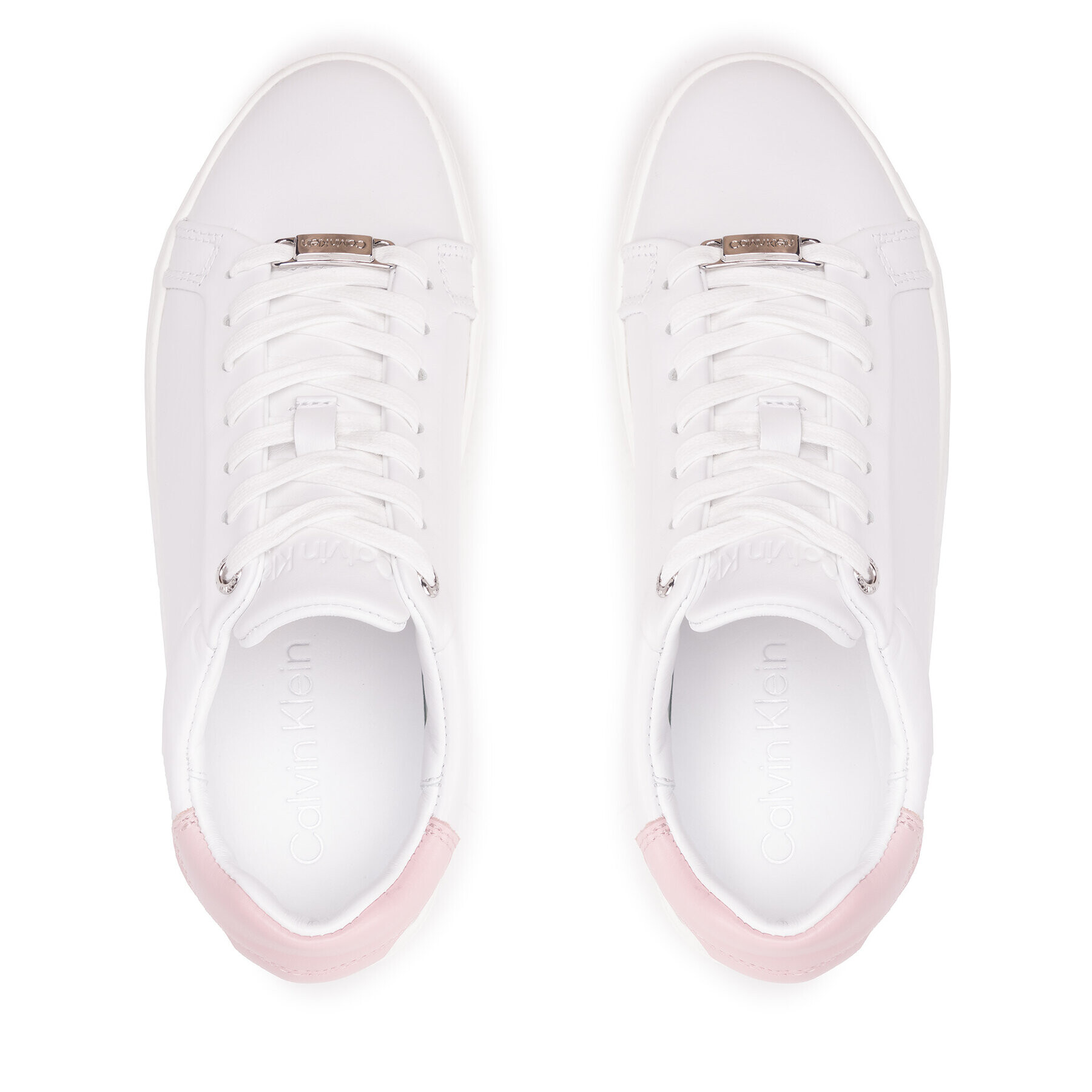 Calvin Klein Sneakersy Cupsole Lace Up HW0HW00841 Bílá - Pepit.cz