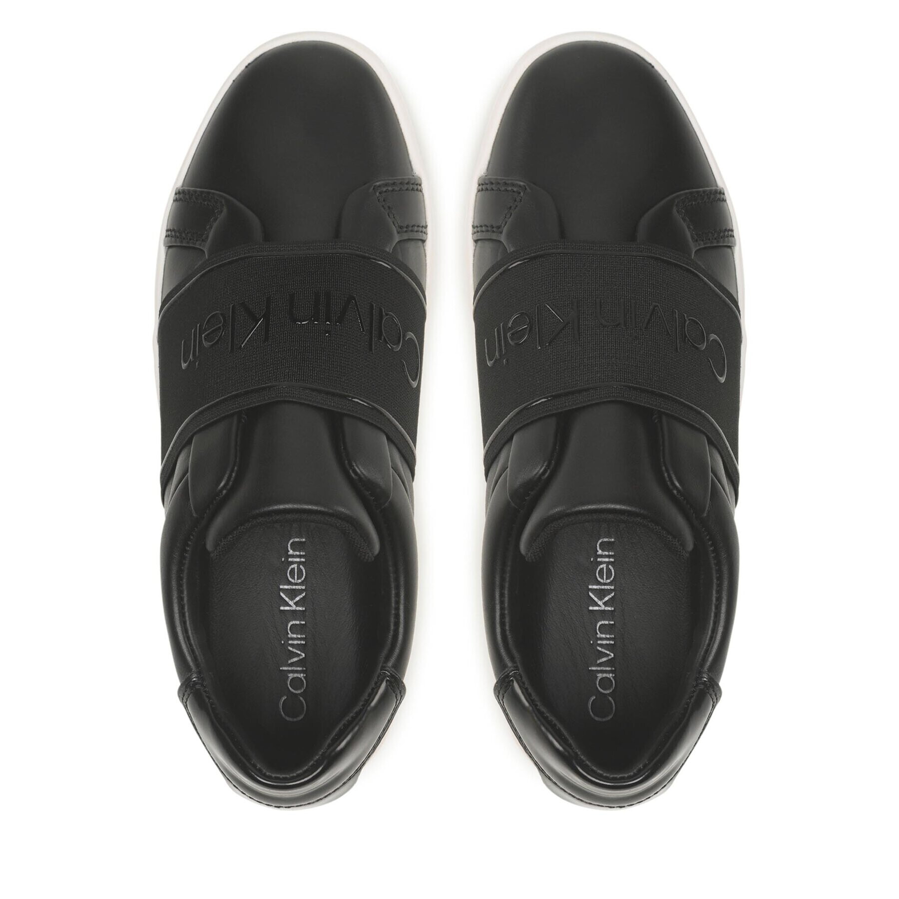 Calvin Klein Sneakersy Cupsole Slip On HW0HW01352 Černá - Pepit.cz