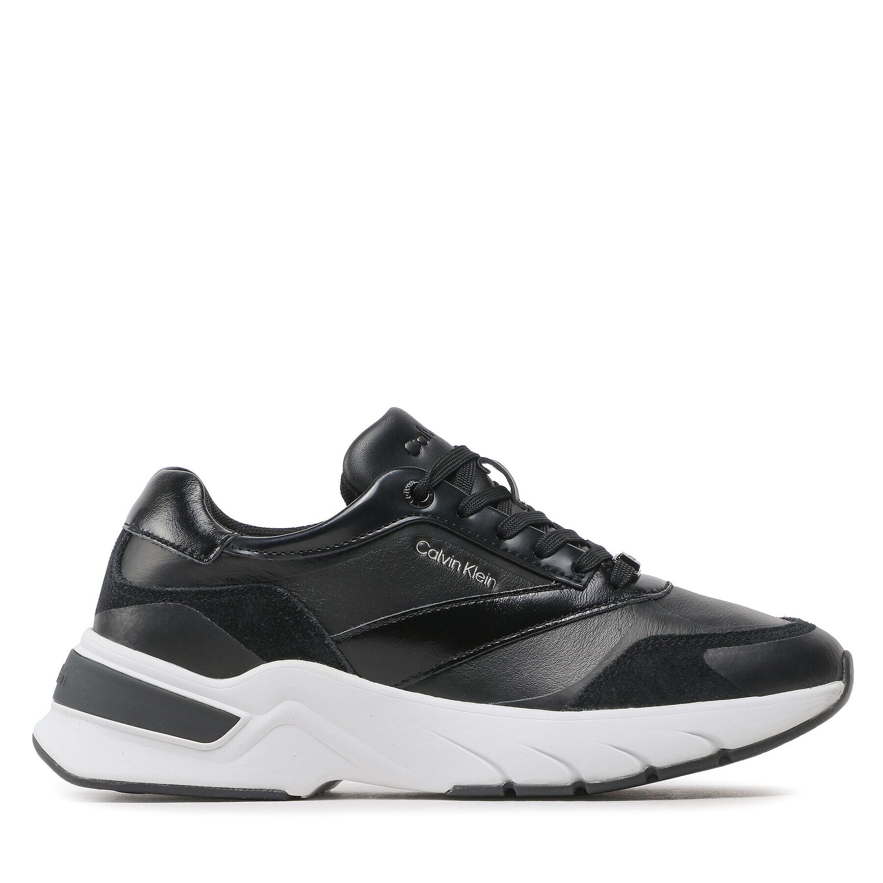 Calvin Klein Sneakersy Elevated Runner Lace Up HW0HW01442 Černá - Pepit.cz