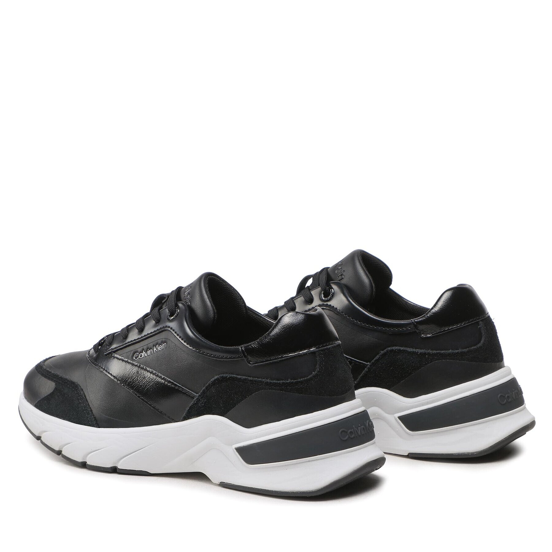 Calvin Klein Sneakersy Elevated Runner Lace Up HW0HW01442 Černá - Pepit.cz