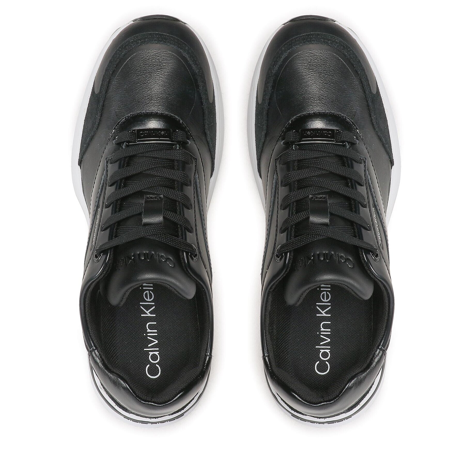 Calvin Klein Sneakersy Elevated Runner Lace Up HW0HW01442 Černá - Pepit.cz