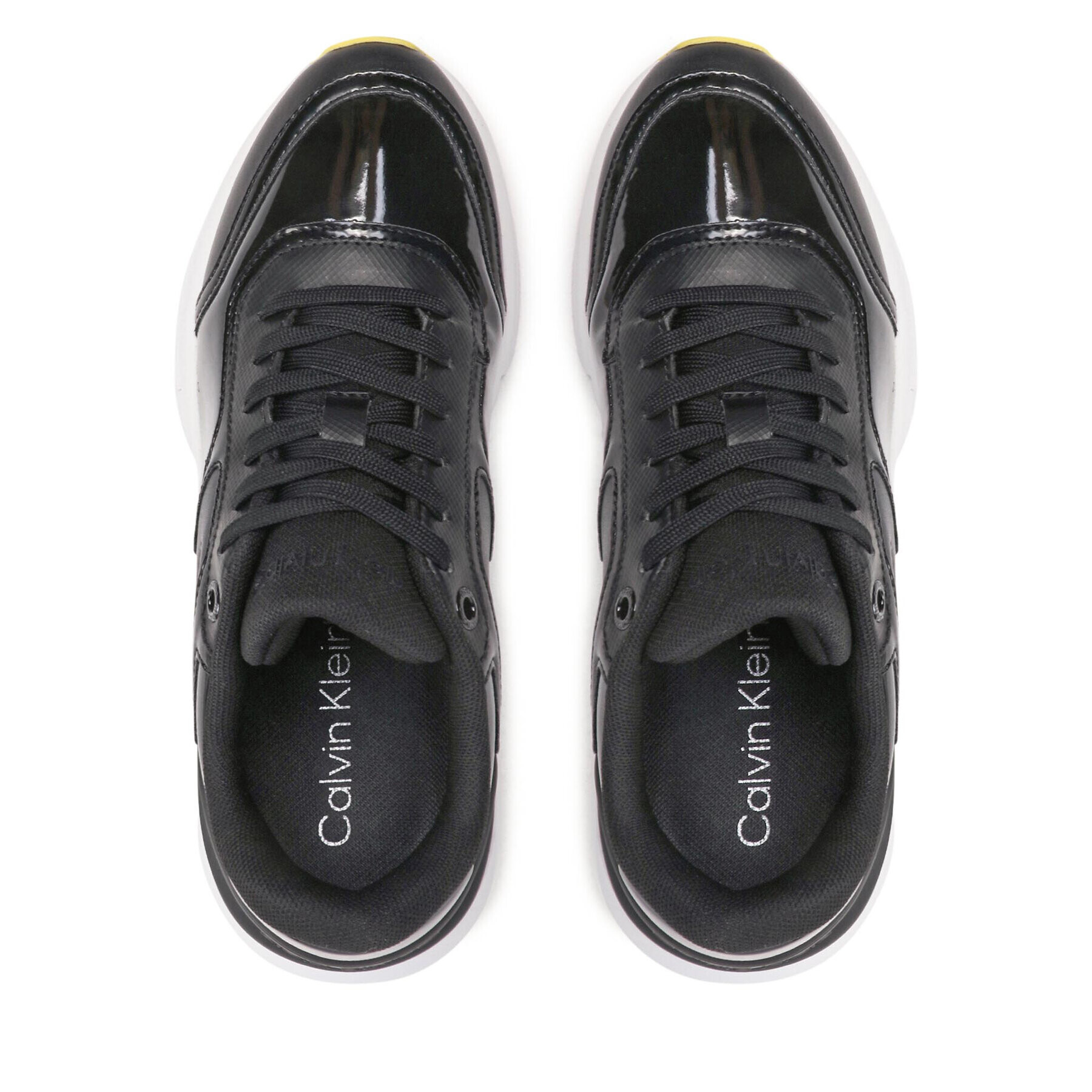 Calvin Klein Sneakersy Flexi Runner Lace Up HW0HW01215 Černá - Pepit.cz