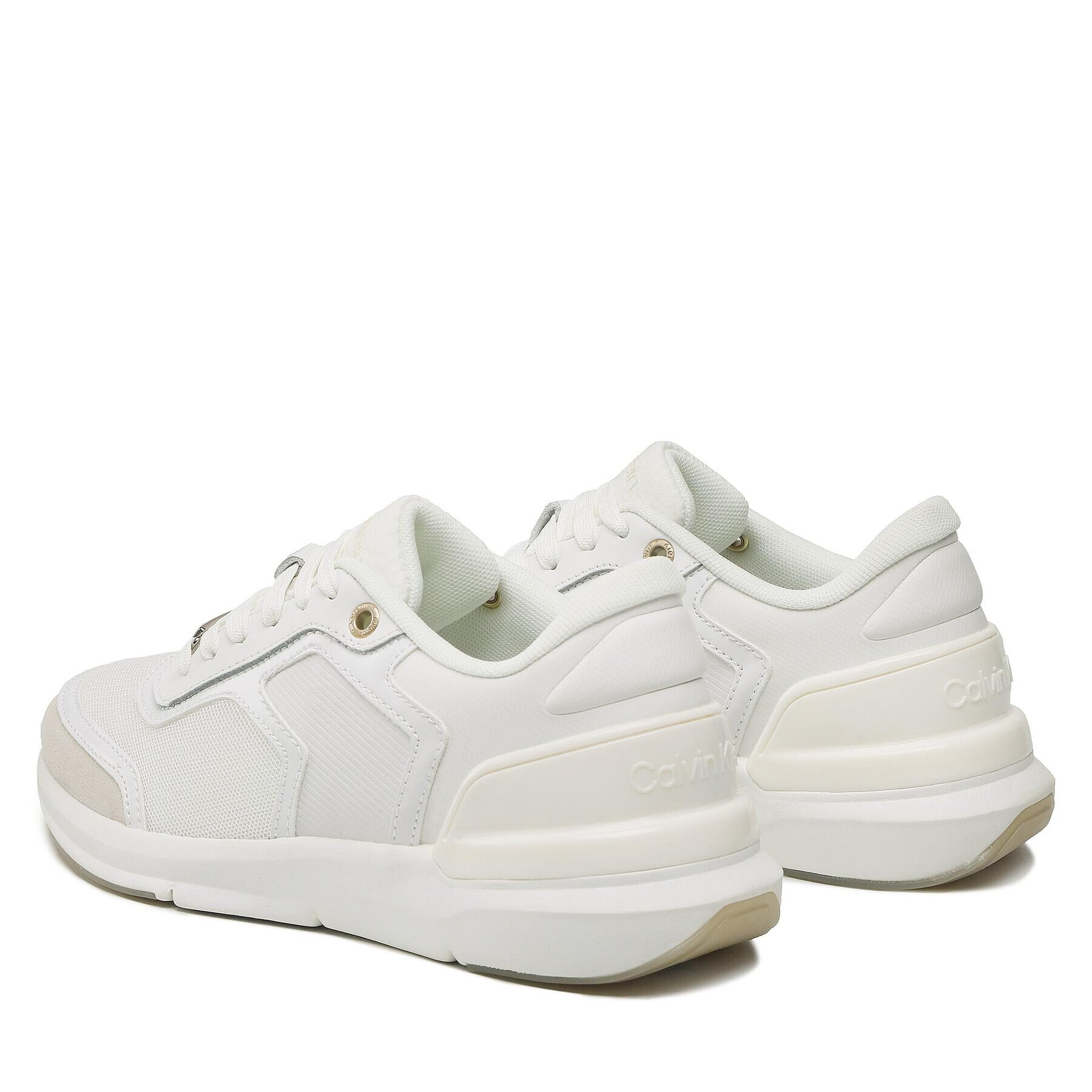 Calvin Klein Sneakersy Flexi Runner Lace Up HW0HW01370 Bílá - Pepit.cz