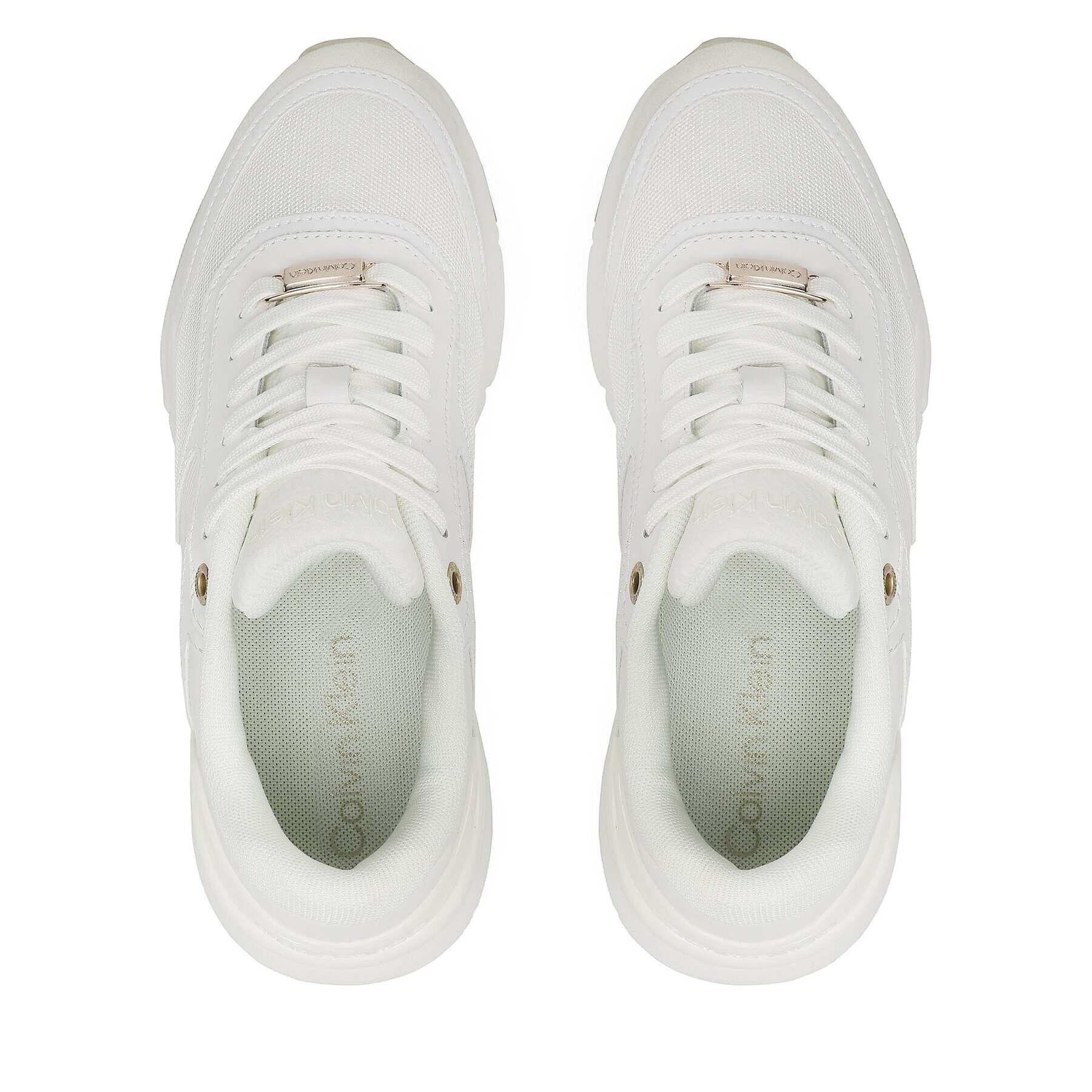 Calvin Klein Sneakersy Flexi Runner Lace Up HW0HW01370 Bílá - Pepit.cz