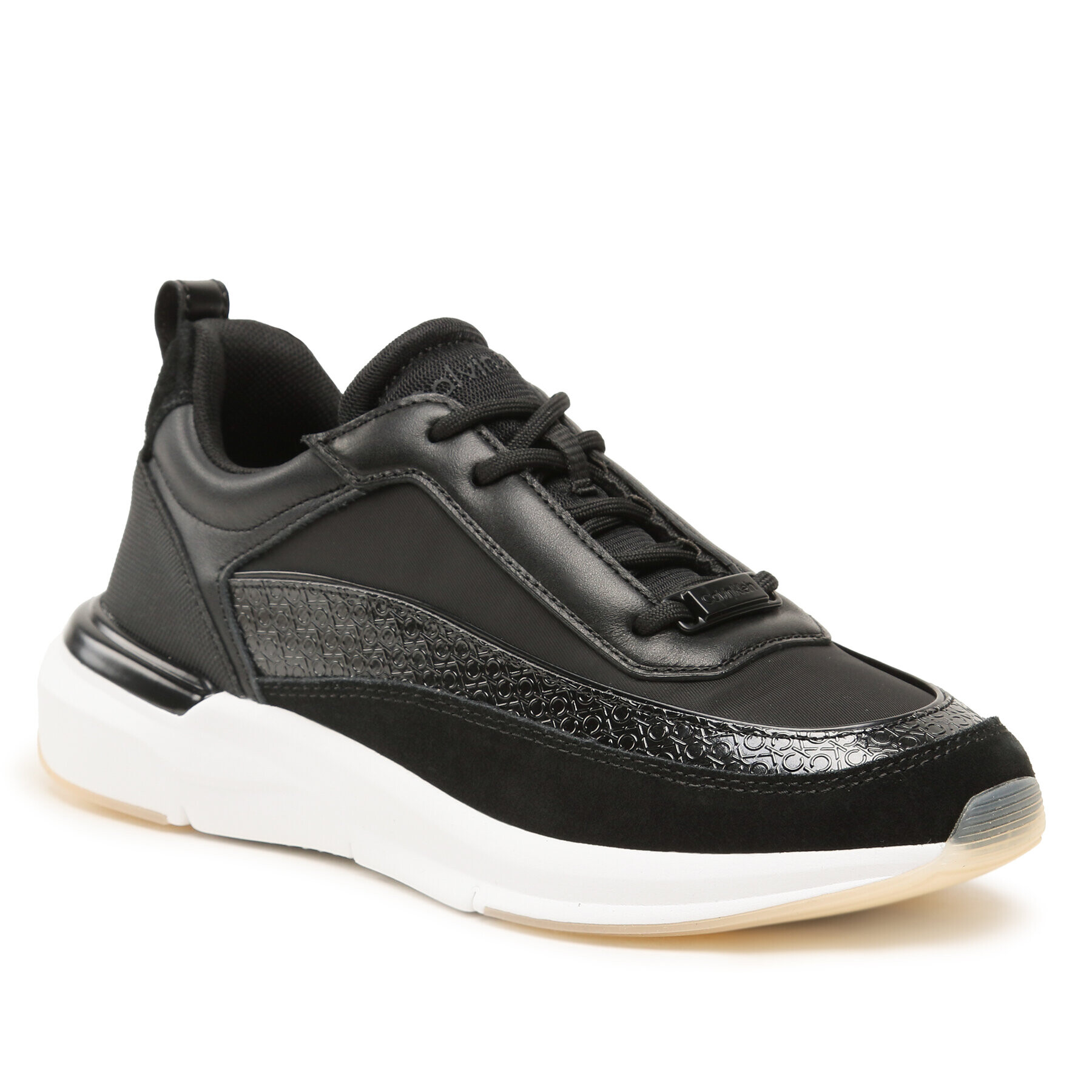 Calvin Klein Sneakersy Flexi Runner Lace Up-Nano Mn Bx HW0HW01581 Černá - Pepit.cz