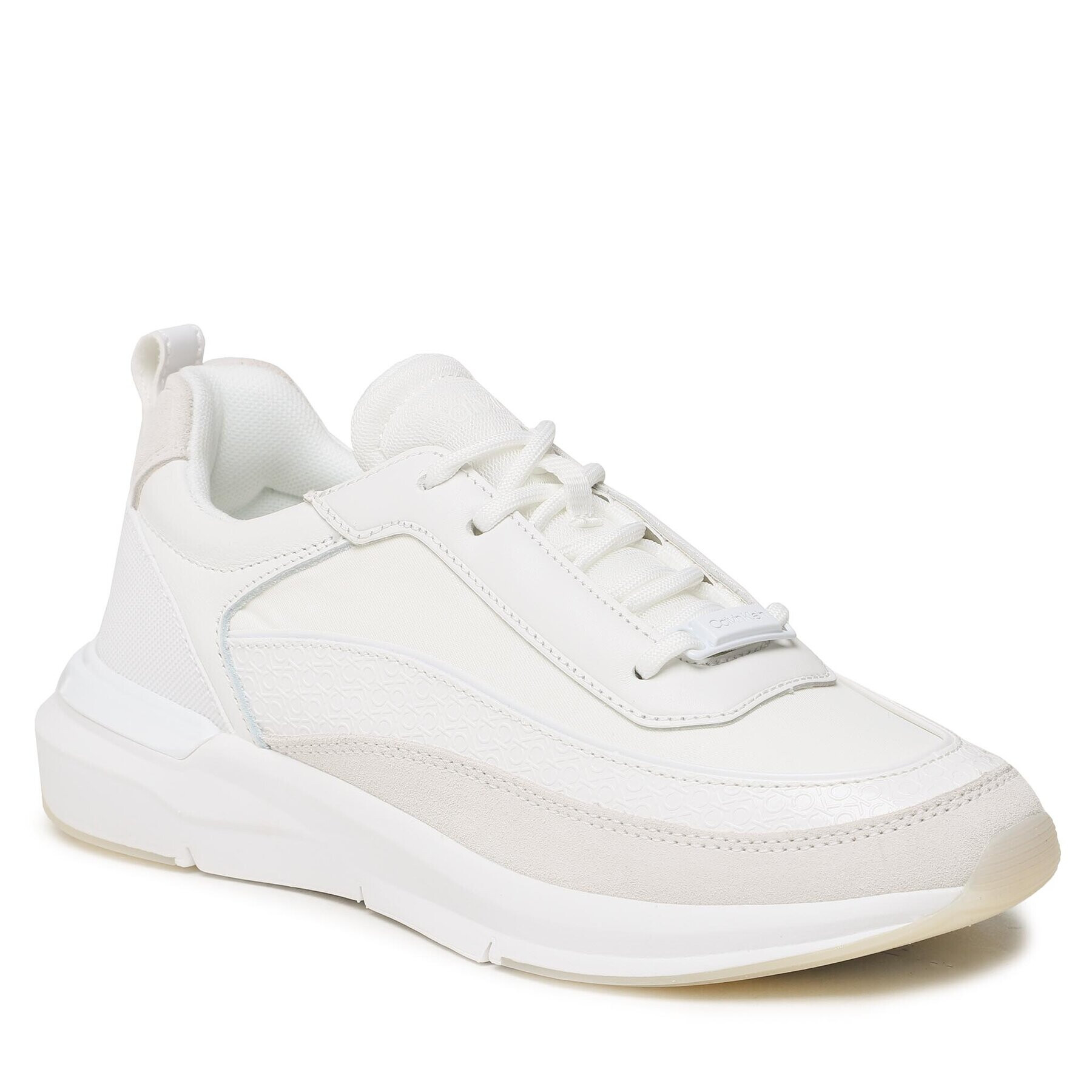 Calvin Klein Sneakersy Flexi Runner Lace Up-Nano Mn Mix HW0HW01581 Bílá - Pepit.cz