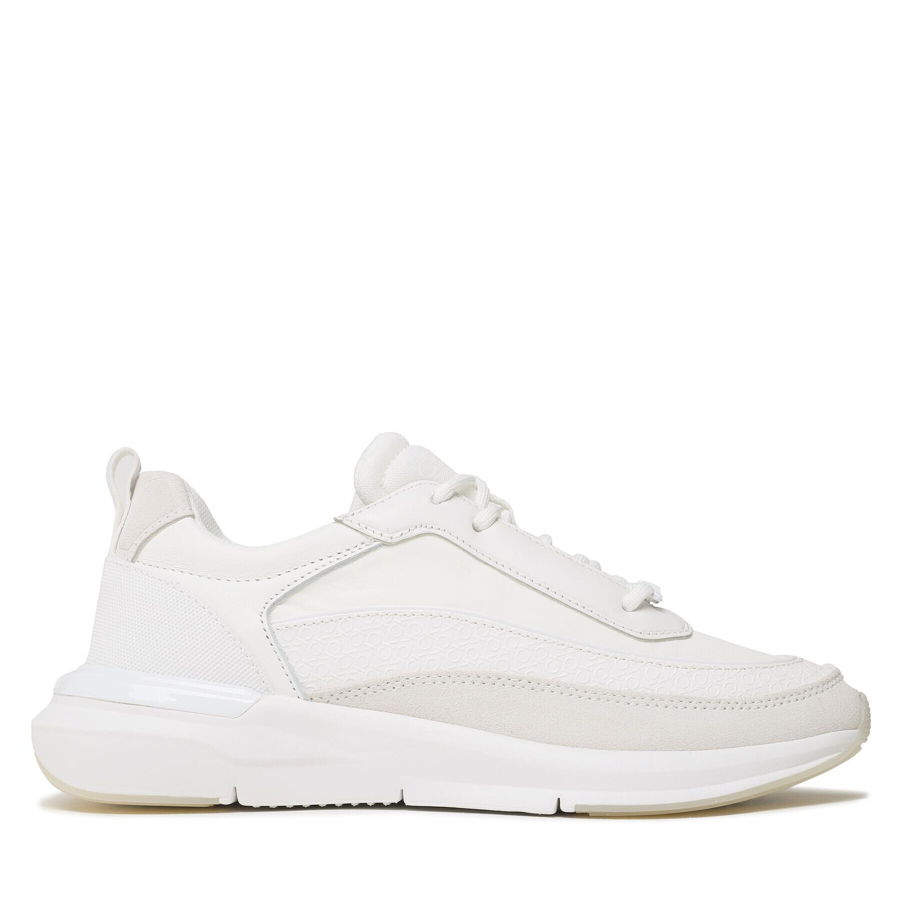 Calvin Klein Sneakersy Flexi Runner Lace Up-Nano Mn Mix HW0HW01581 Bílá - Pepit.cz