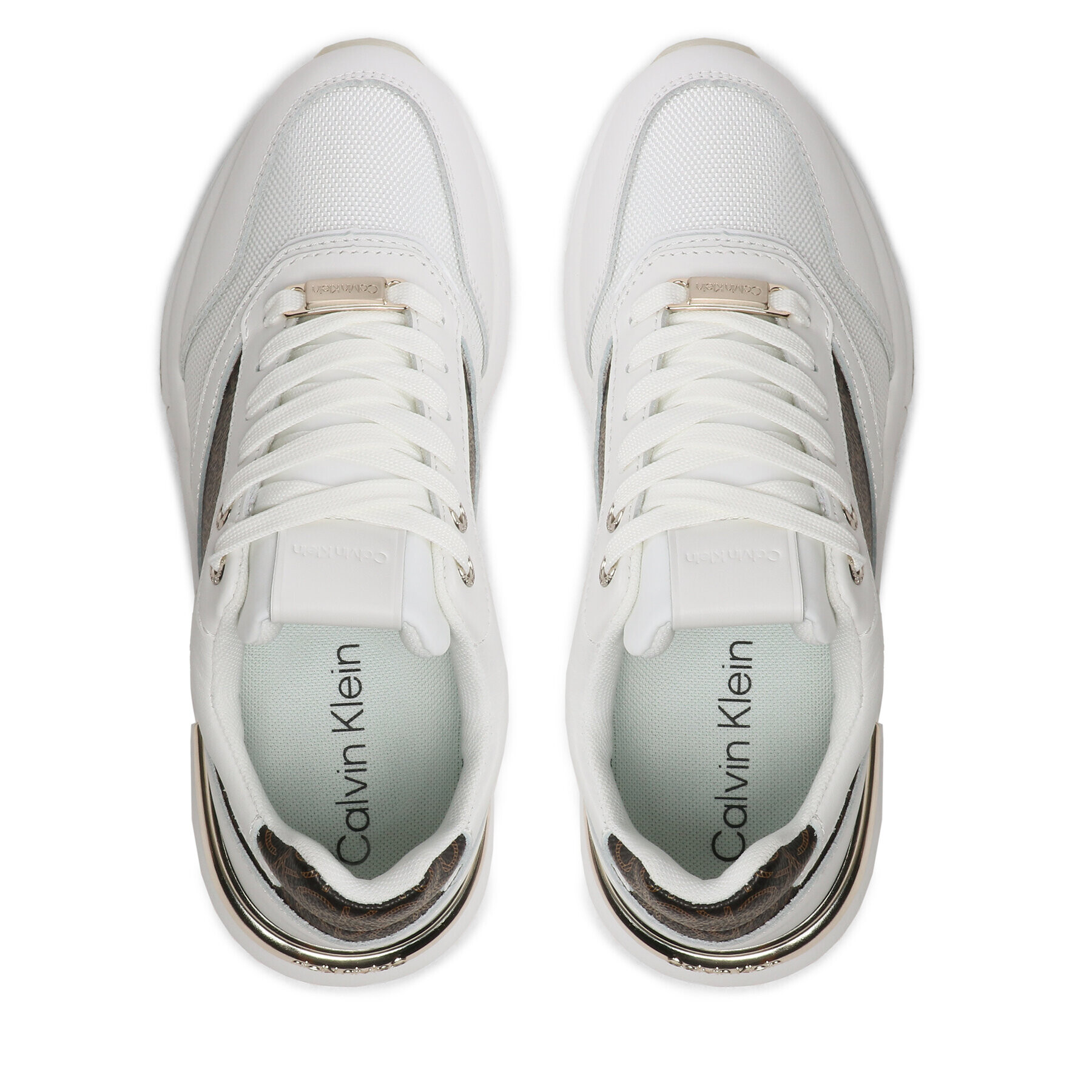 Calvin Klein Sneakersy Flexi Runner - Mono HW0HW01437 Bílá - Pepit.cz