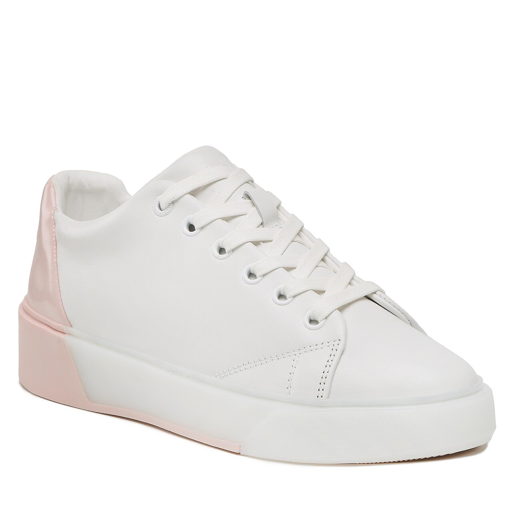 Calvin Klein Sneakersy Heel Counter Cupsole Lace Up HW0HW01378 Bílá - Pepit.cz