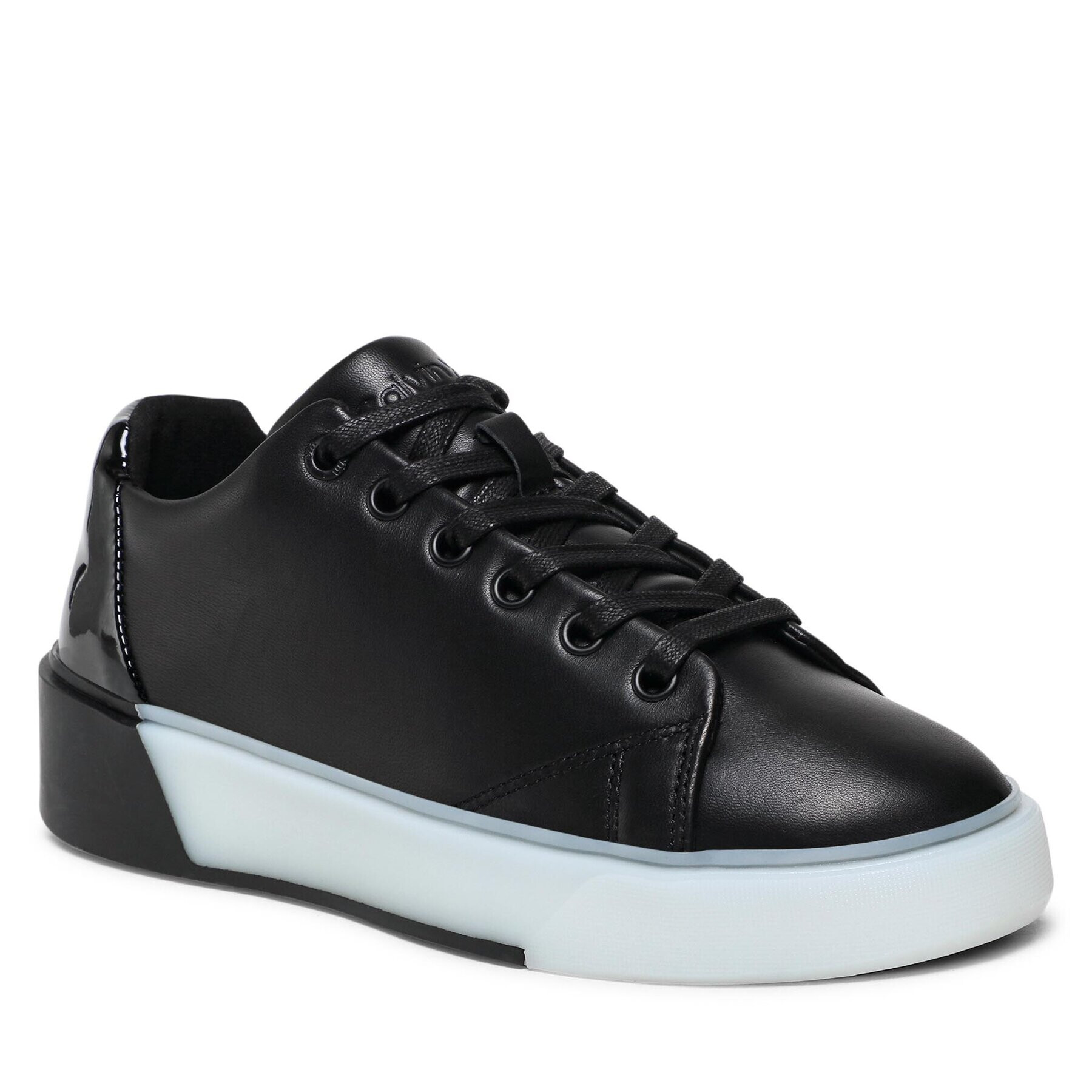 Calvin Klein Sneakersy Heel Counter Cupsole Lace Up HW0HW01378 Černá - Pepit.cz