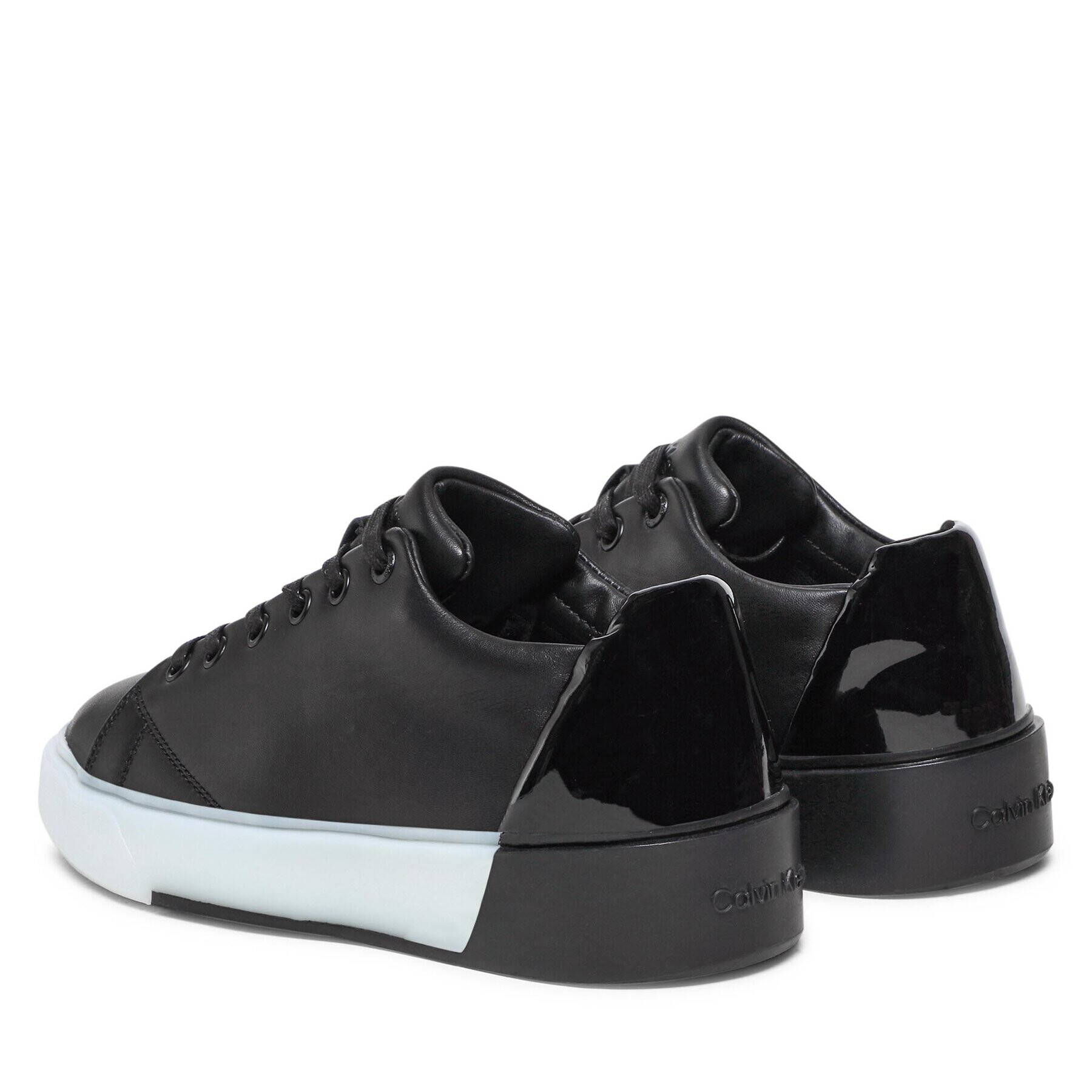 Calvin Klein Sneakersy Heel Counter Cupsole Lace Up HW0HW01378 Černá - Pepit.cz