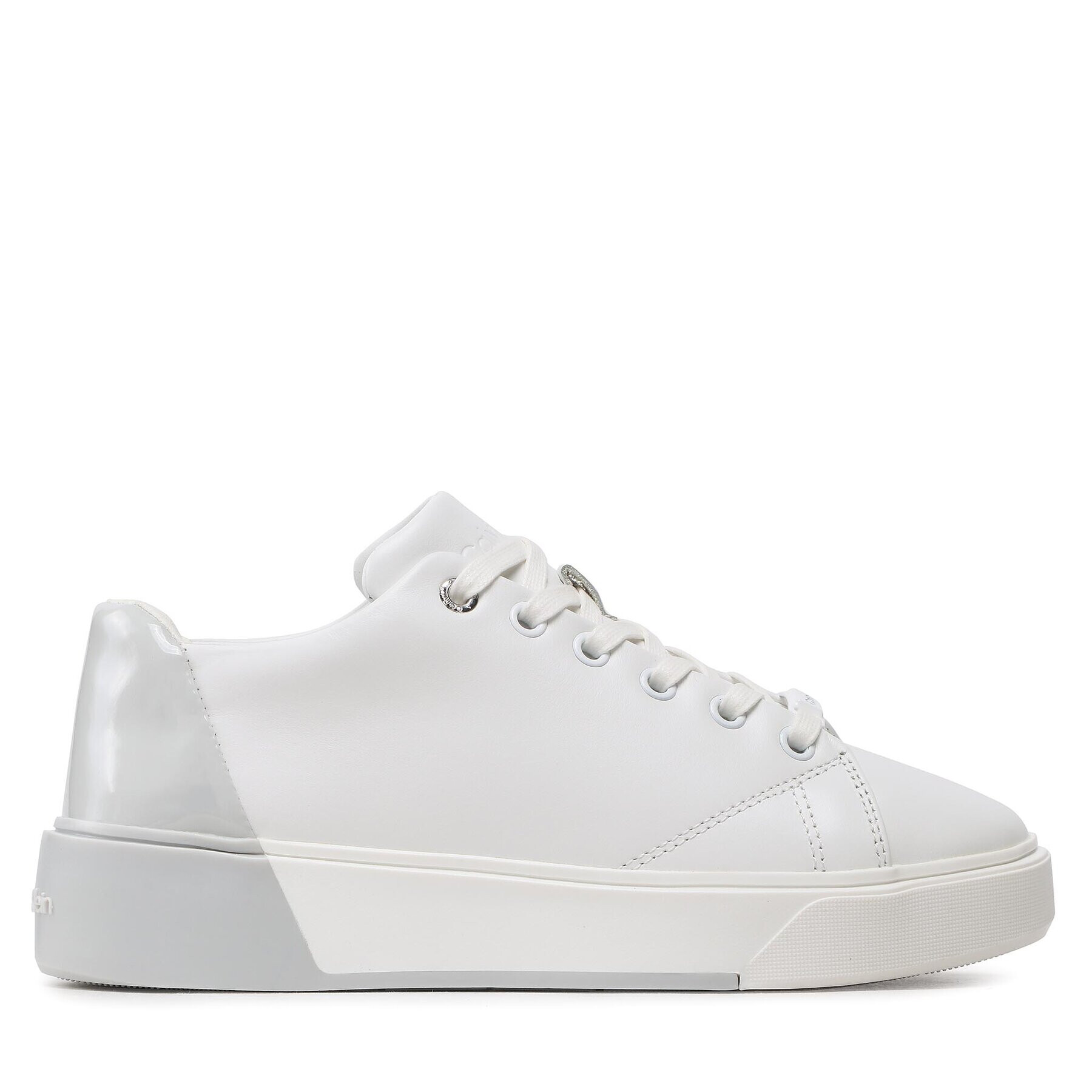 Calvin Klein Sneakersy Heel Cupsole Lace Up-Lth Mix HW0HW01209 Bílá - Pepit.cz