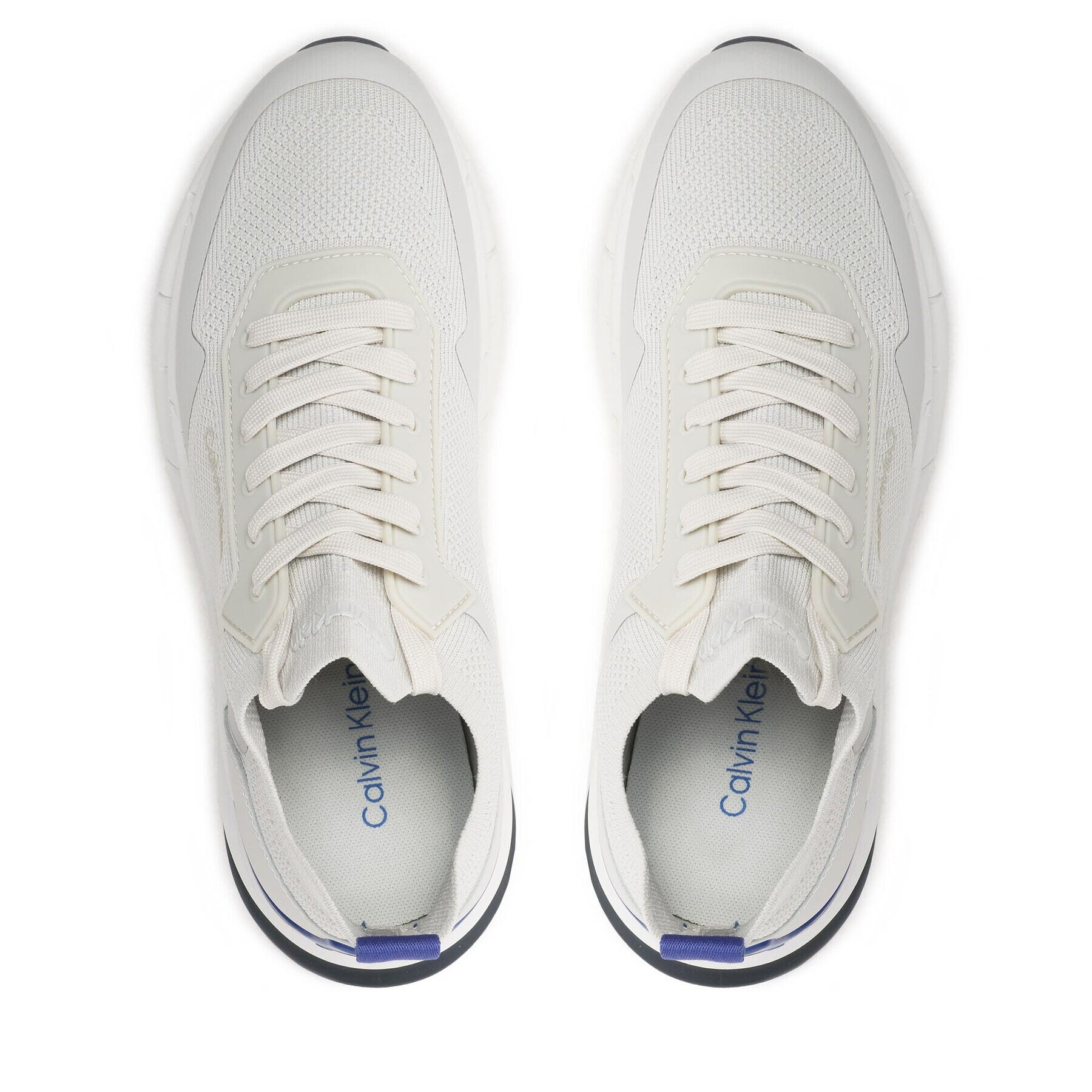 Calvin Klein Sneakersy Low Top Lace Up Mix HM0HM00918 Šedá - Pepit.cz