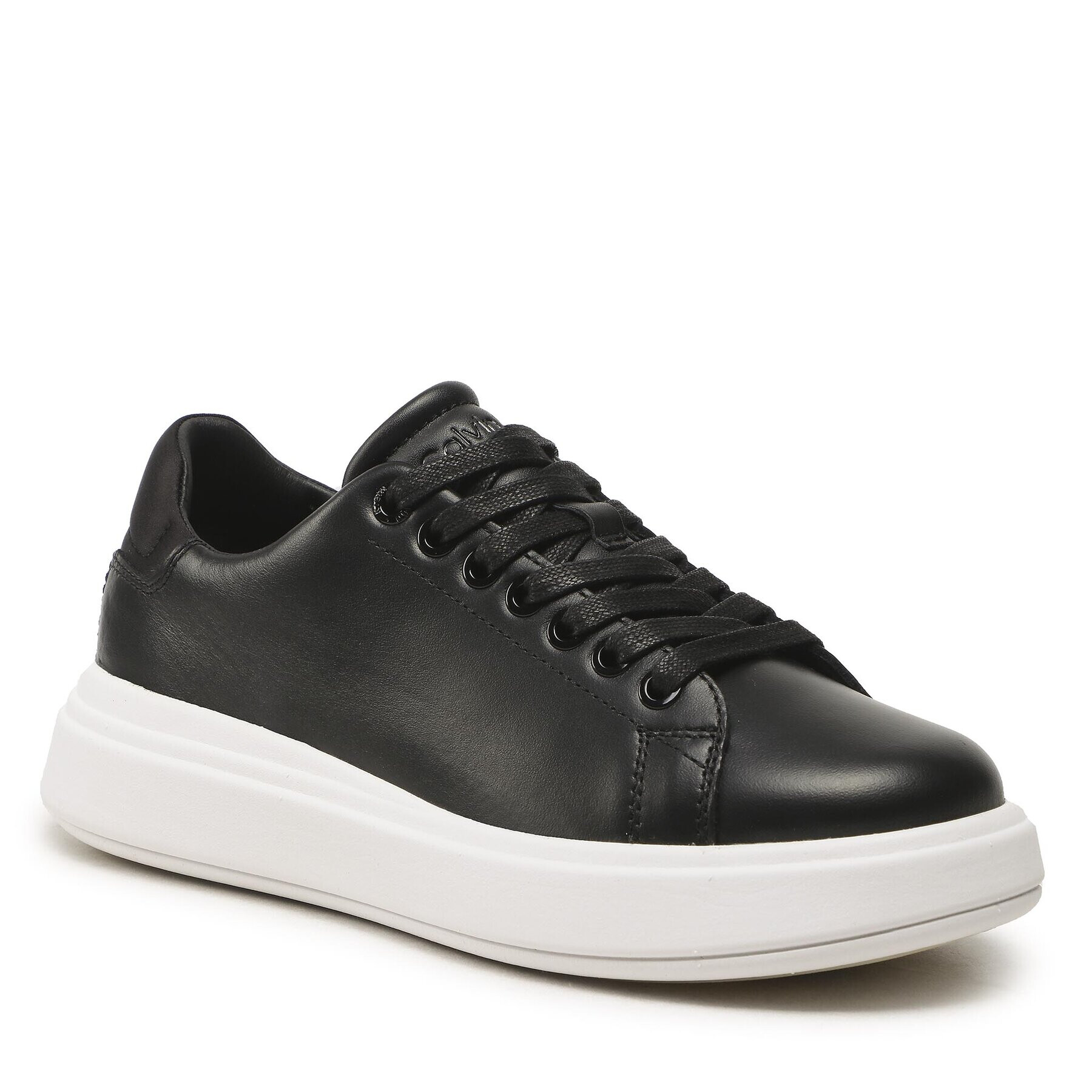 Calvin Klein Sneakersy Raised Cupsole Lace Up HW0HW01425 Černá - Pepit.cz