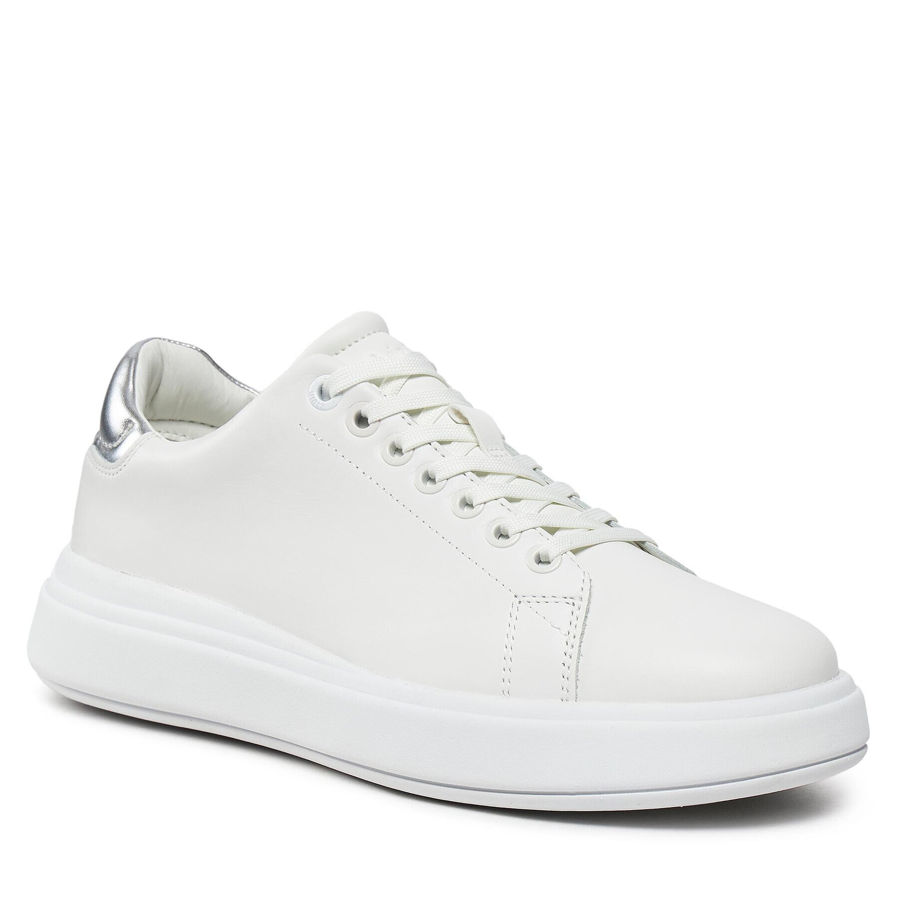 Calvin Klein Sneakersy Raised Cupsole Lace Up Lth Bt HW0HW02005 Oranžová - Pepit.cz