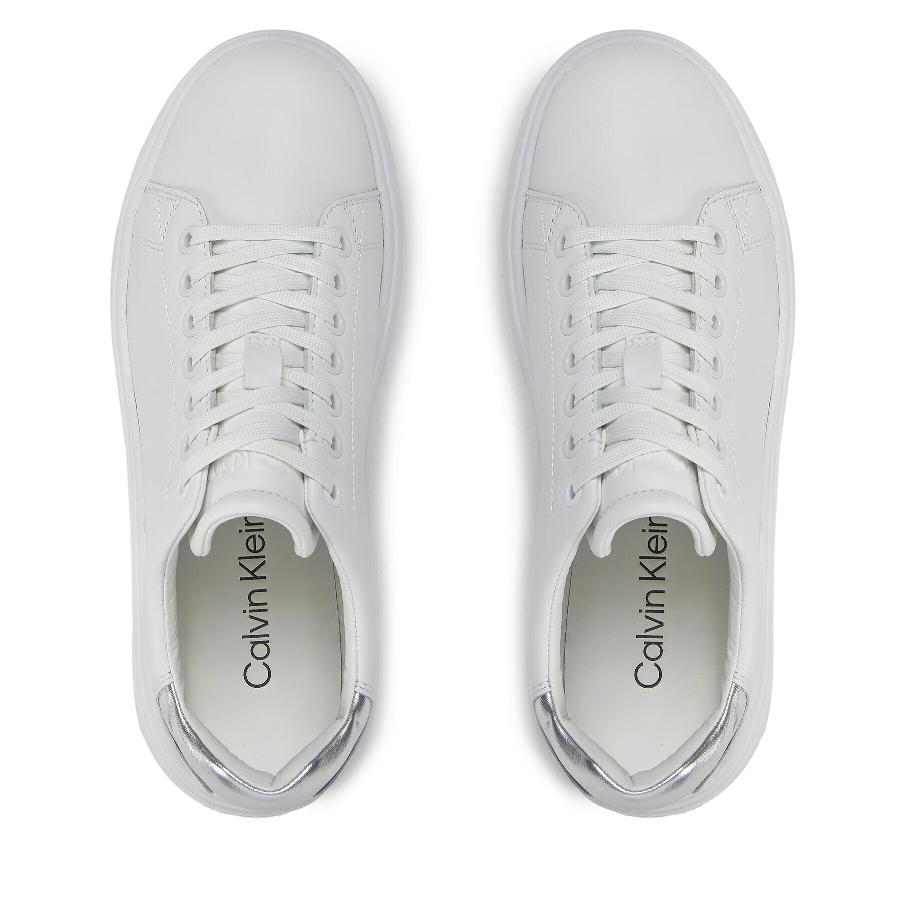 Calvin Klein Sneakersy Raised Cupsole Lace Up Lth Bt HW0HW02005 Oranžová - Pepit.cz