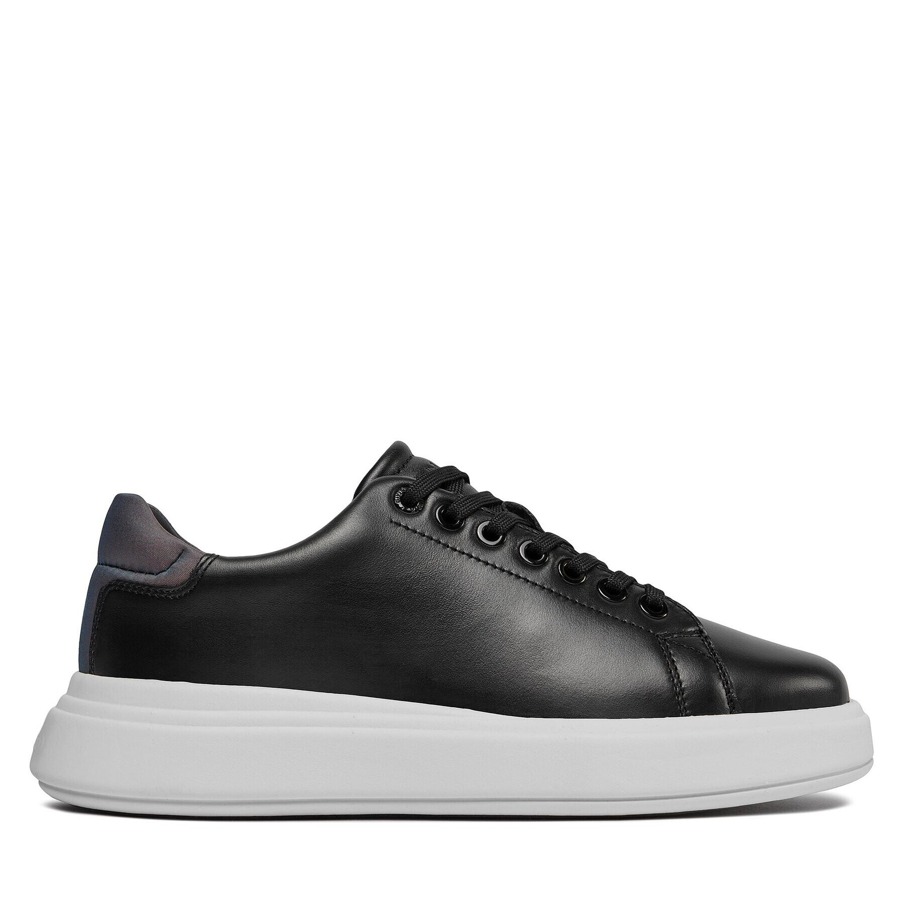 Calvin Klein Sneakersy Raised Cupsole Lace Up Luminous HW0HW01997 Černá - Pepit.cz