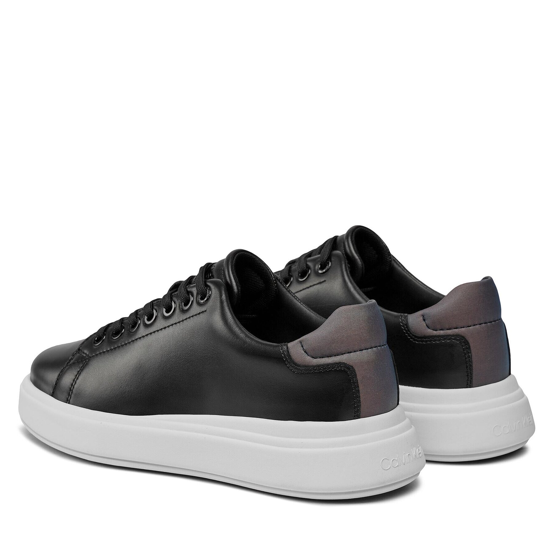 Calvin Klein Sneakersy Raised Cupsole Lace Up Luminous HW0HW01997 Černá - Pepit.cz