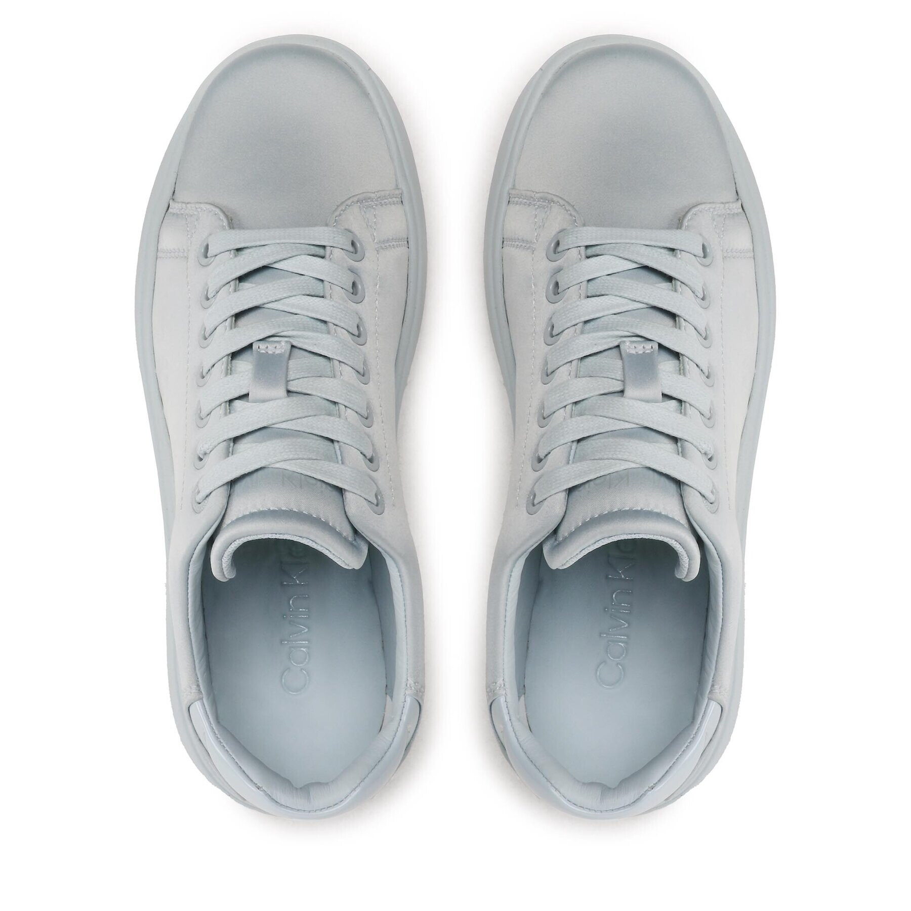 Calvin Klein Sneakersy Raised Cupsole Lace Up-Stain HW0HW01426 Modrá - Pepit.cz