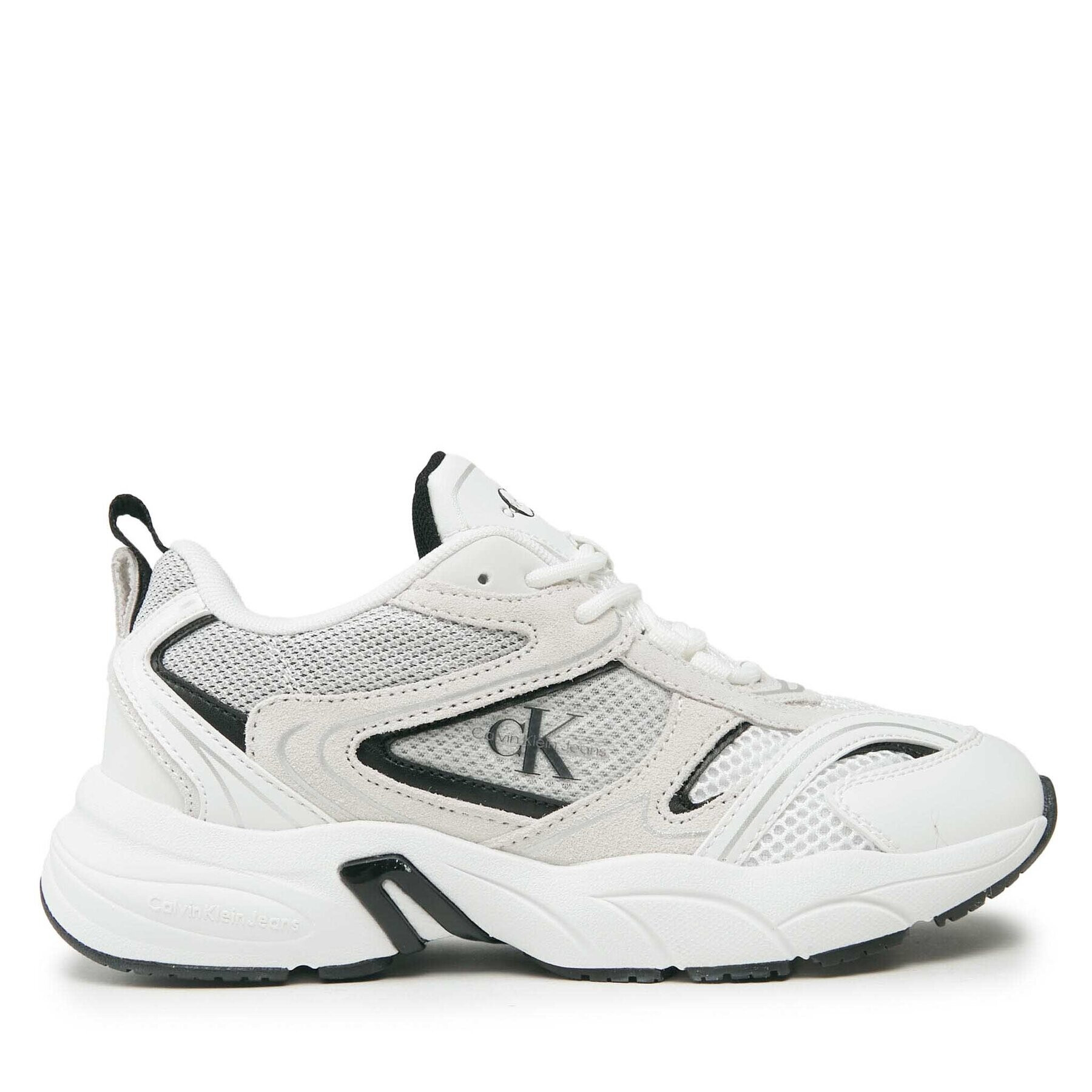 Calvin Klein Sneakersy Retro Tennis Su YW0YW00891 Bílá - Pepit.cz