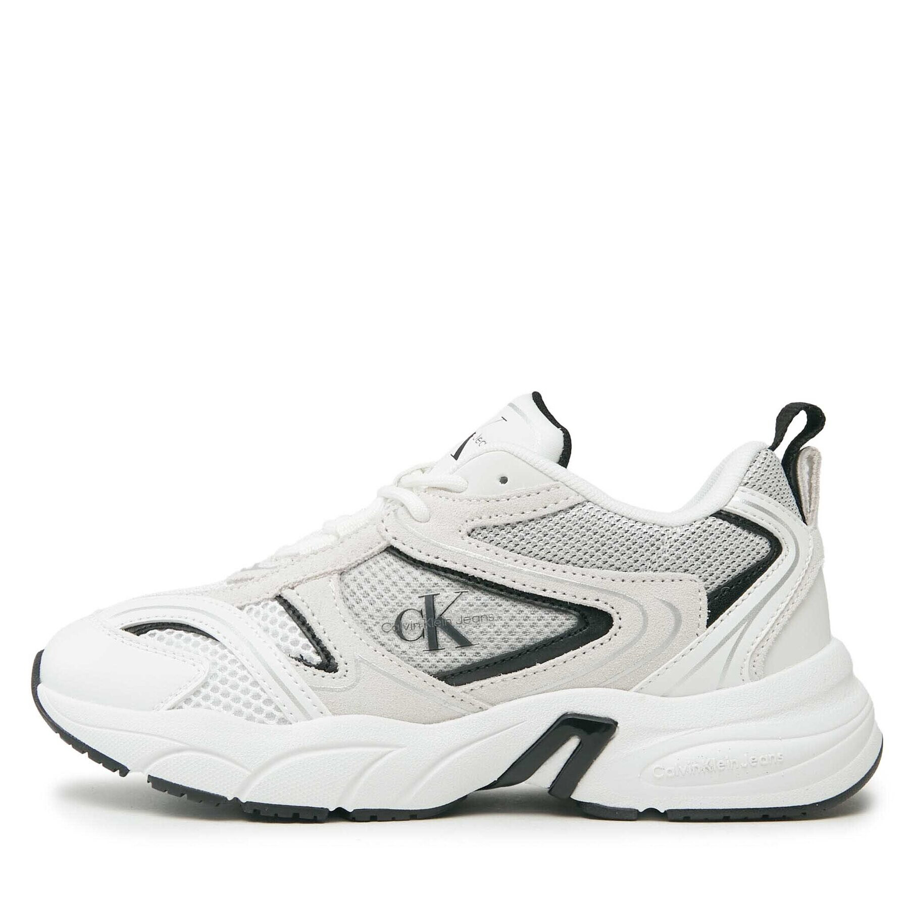 Calvin Klein Sneakersy Retro Tennis Su YW0YW00891 Bílá - Pepit.cz