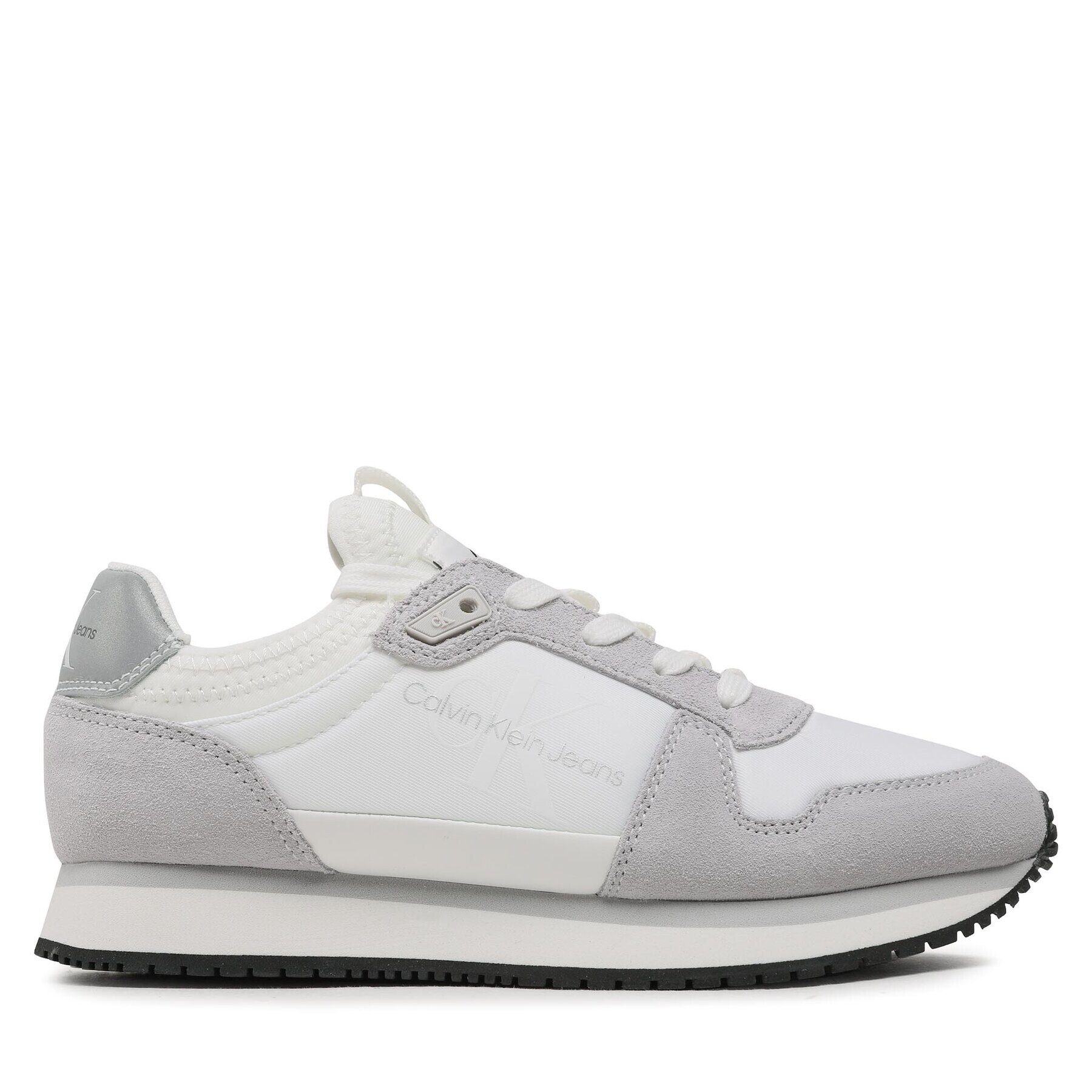 Calvin Klein Sneakersy Runner Sock Laceup R YW0YW01238 Bílá - Pepit.cz