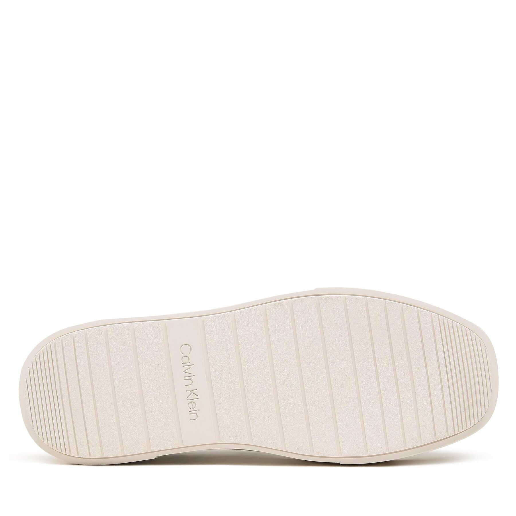 Calvin Klein Sneakersy Squared Flatform Cupsole Lace Up HW0HW01775 Bílá - Pepit.cz