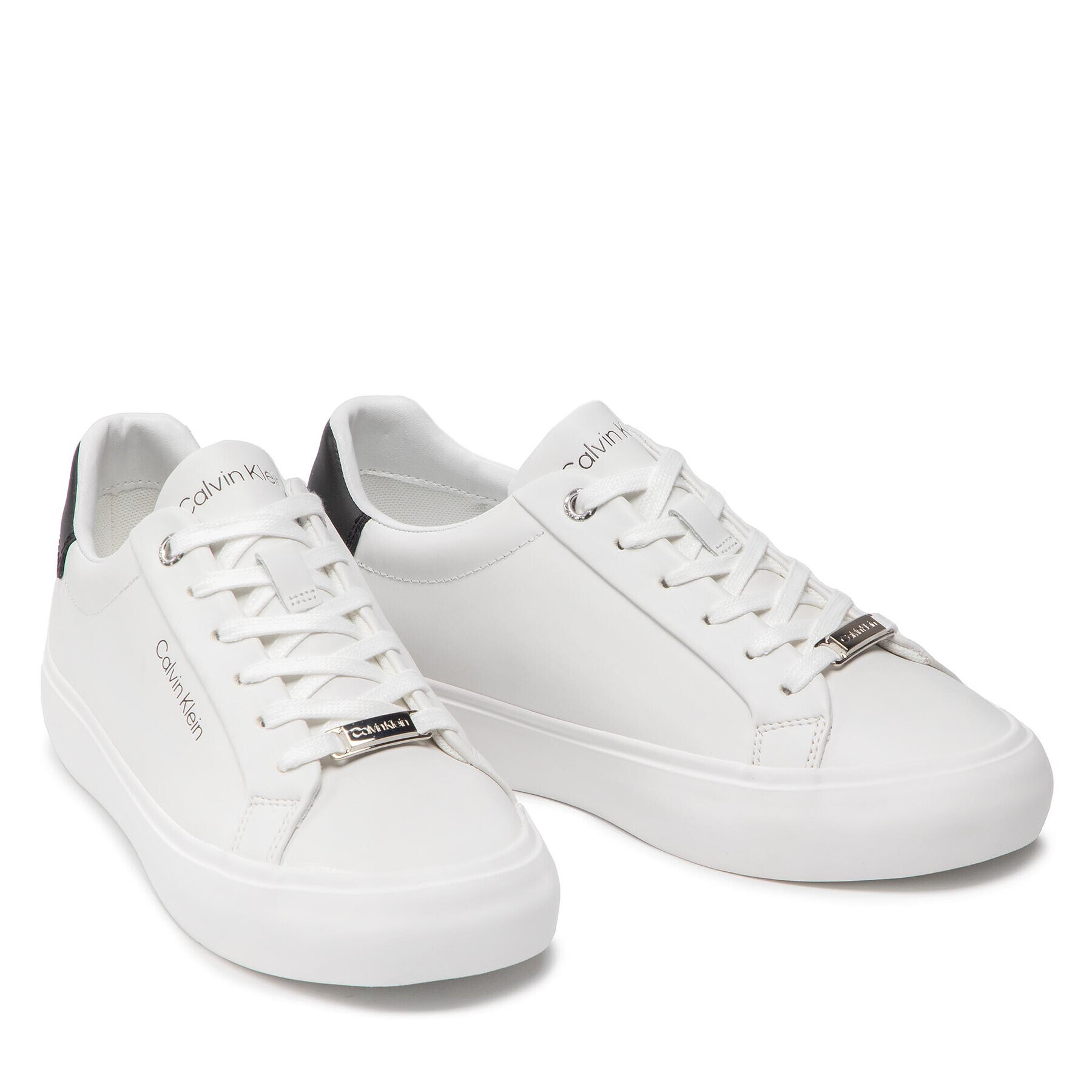 Calvin Klein Sneakersy Valc Lace Up - Lth HW0HW00839 Bílá - Pepit.cz