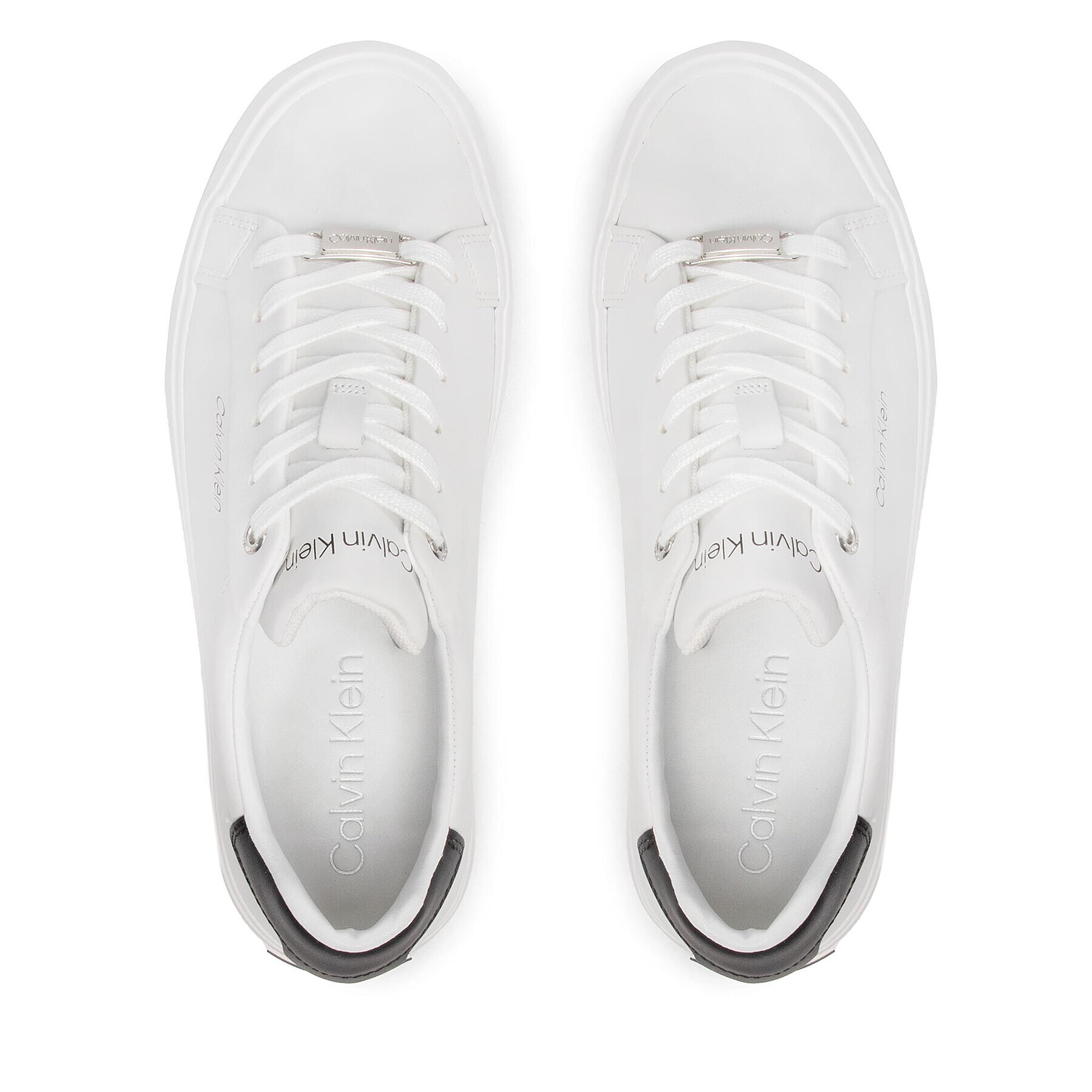 Calvin Klein Sneakersy Valc Lace Up - Lth HW0HW00839 Bílá - Pepit.cz