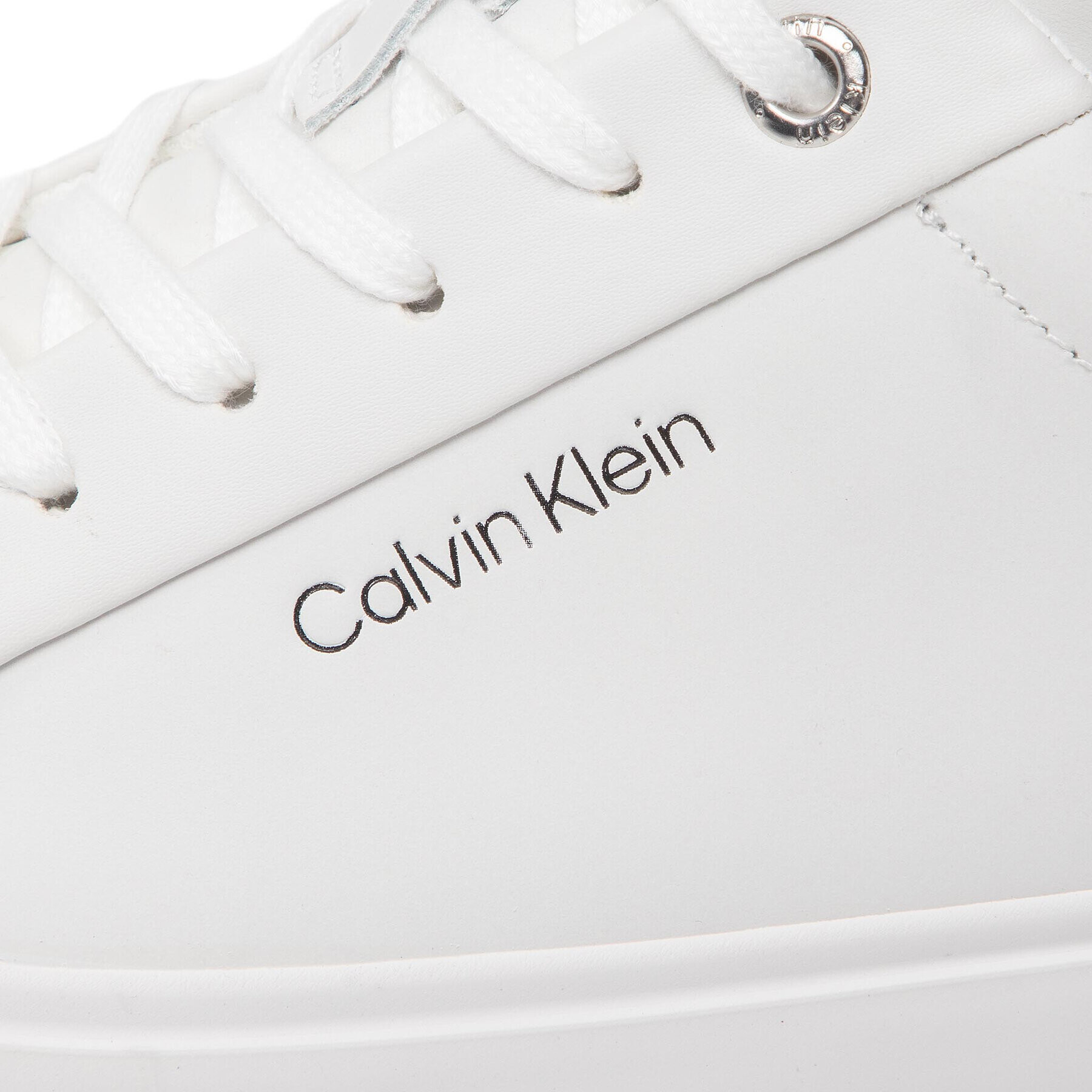 Calvin Klein Sneakersy Valc Lace Up - Lth HW0HW00839 Bílá - Pepit.cz