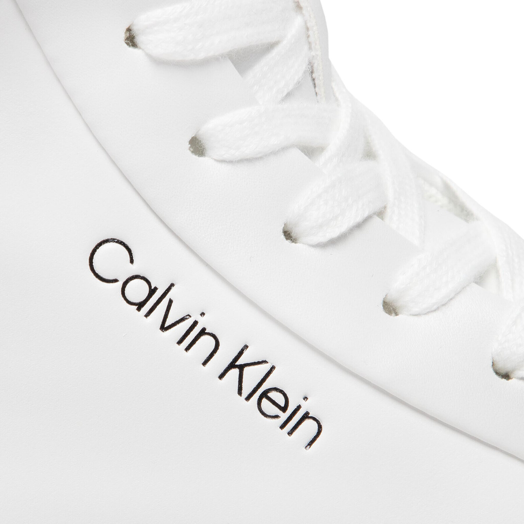 Calvin Klein Sneakersy Vulc High Top HW0HW00840 Bílá - Pepit.cz