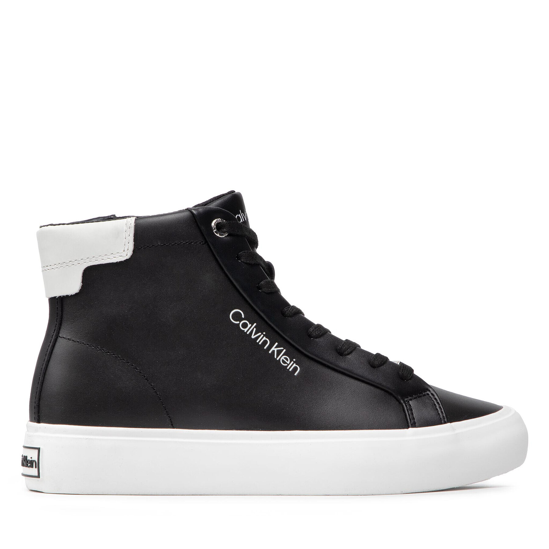 Calvin Klein Sneakersy Vulc High Top HW0HW00840 Černá - Pepit.cz