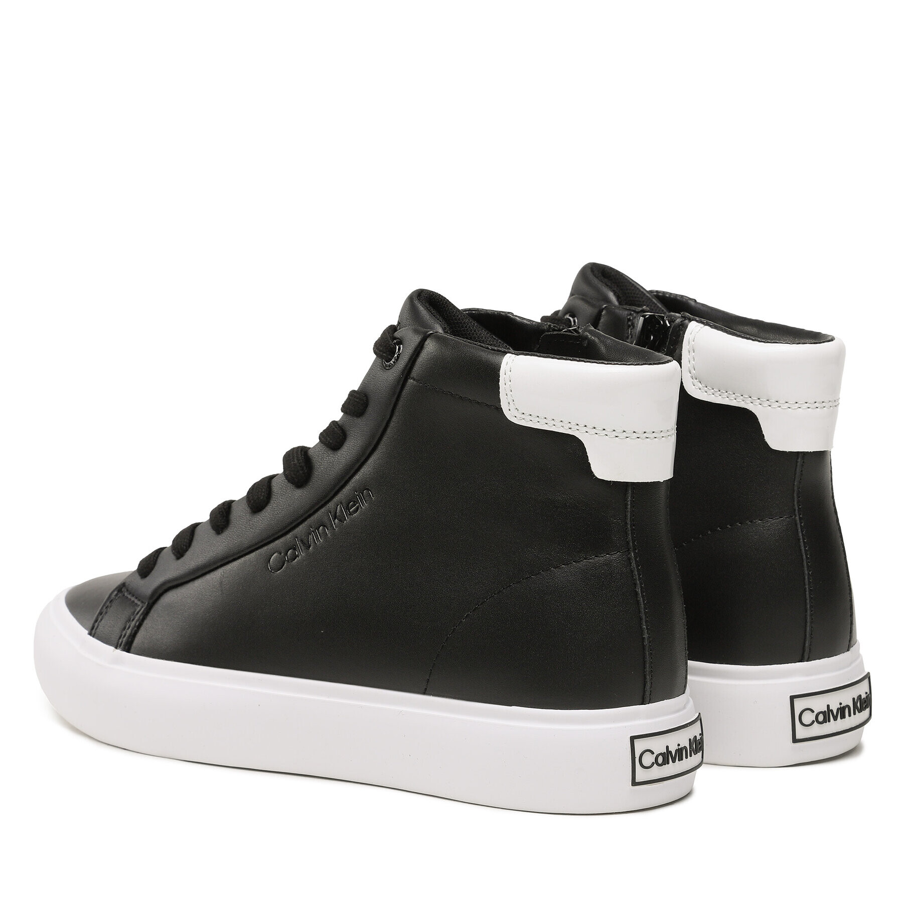 Calvin Klein Sneakersy Vulc High Top HW0HW01679 Černá - Pepit.cz