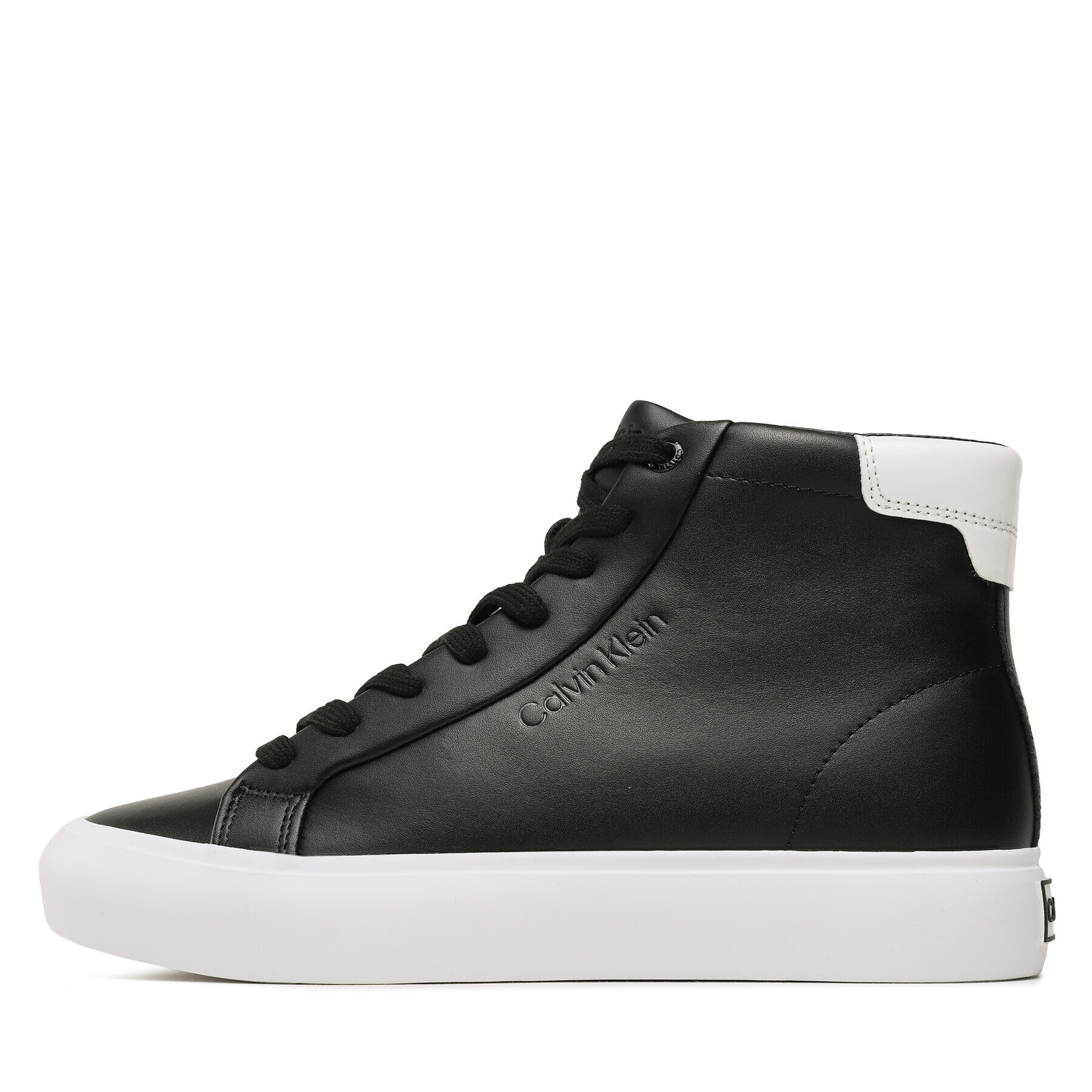 Calvin Klein Sneakersy Vulc High Top HW0HW01679 Černá - Pepit.cz