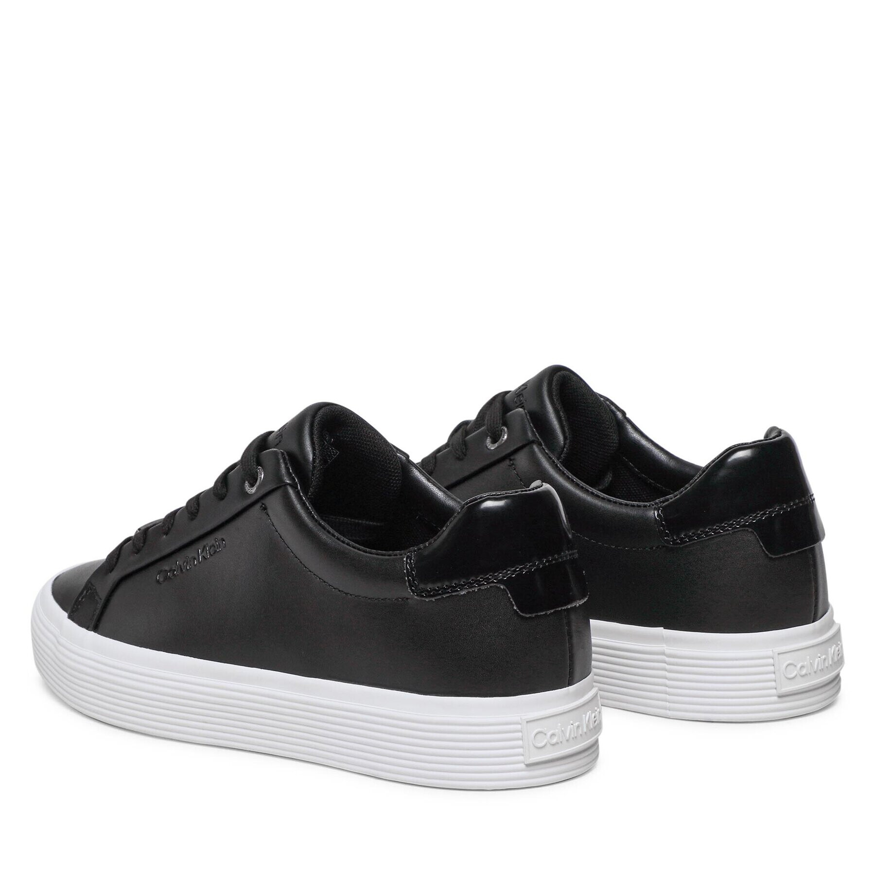 Calvin Klein Sneakersy Vulc Lace Up HW0HW01372 Černá - Pepit.cz