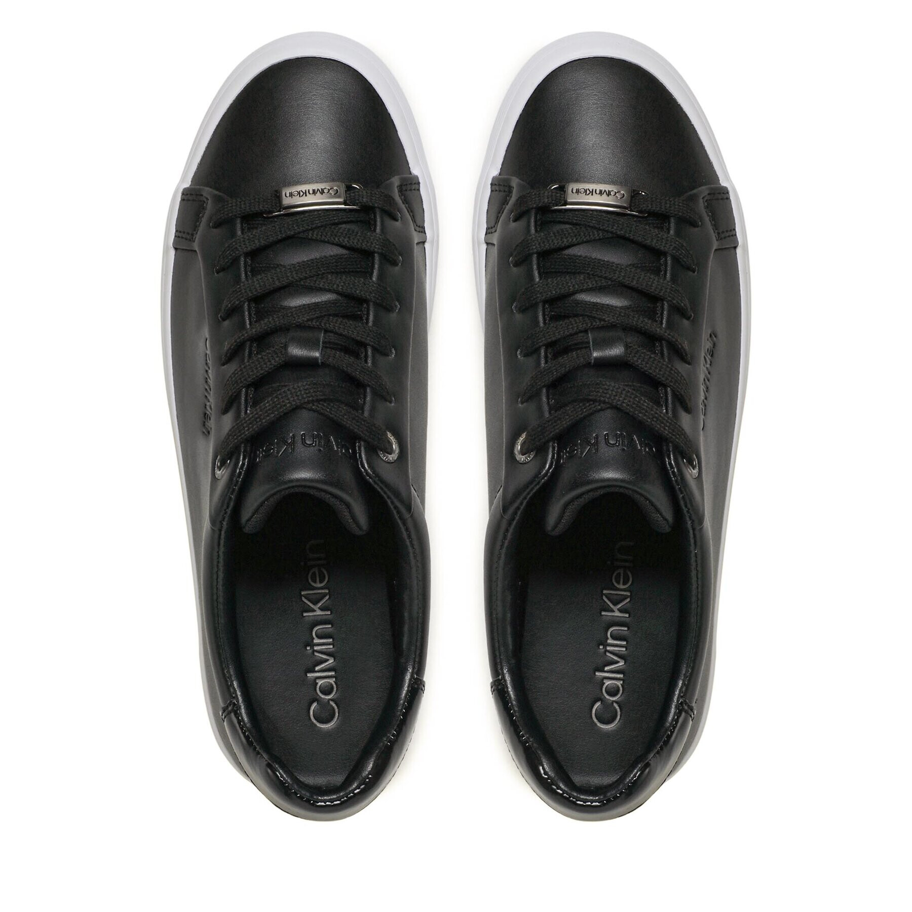 Calvin Klein Sneakersy Vulc Lace Up HW0HW01372 Černá - Pepit.cz