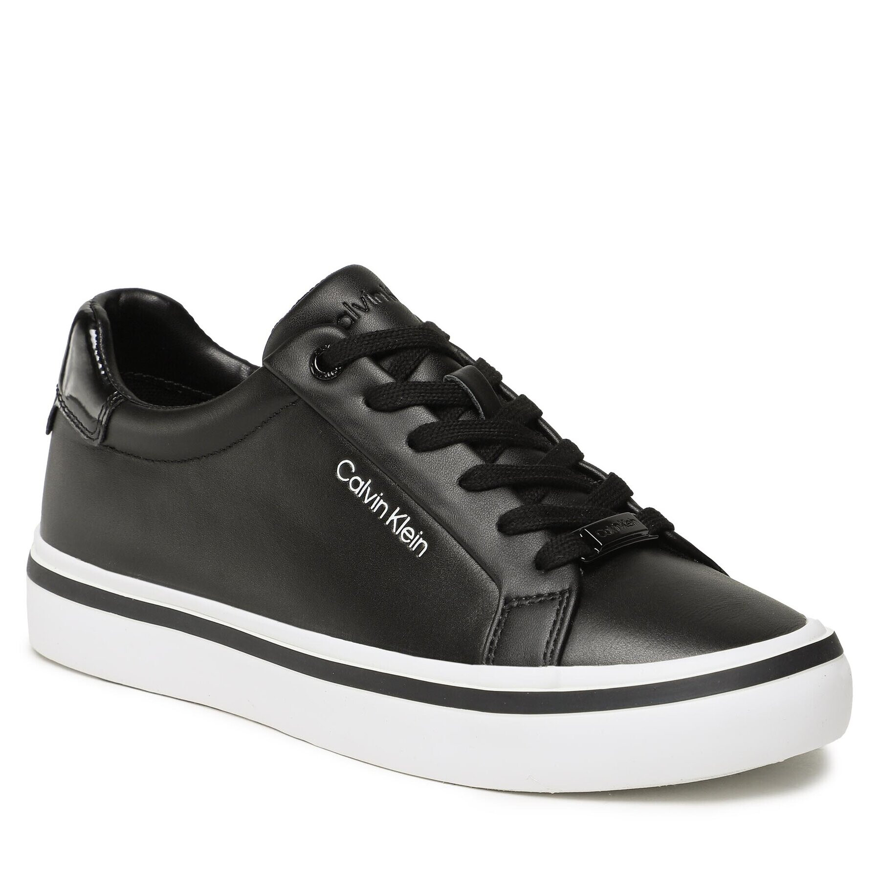 Calvin Klein Sneakersy Vulc Lace Up HW0HW01591 Černá - Pepit.cz