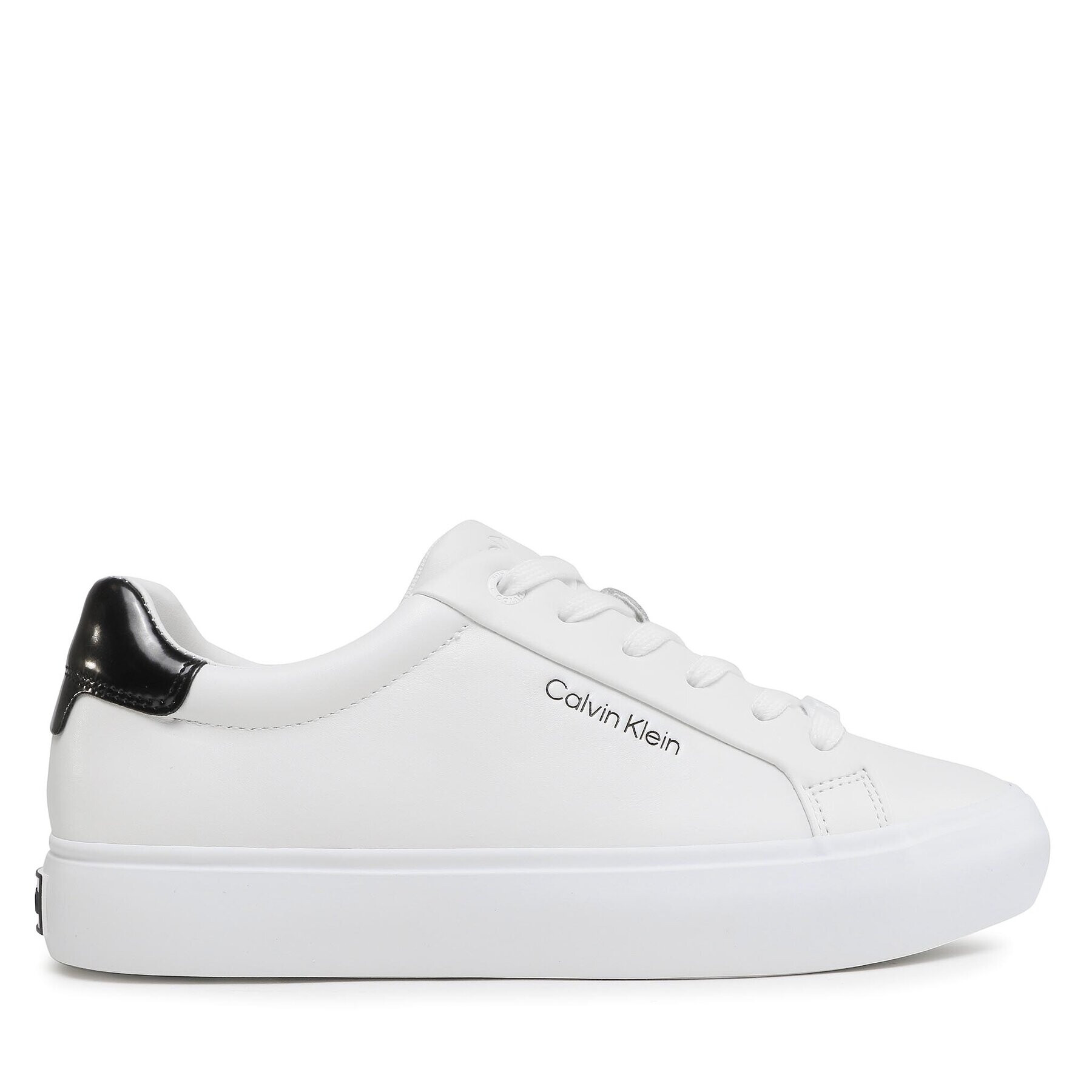 Calvin Klein Sneakersy Vulc Lace Up HW0HW01681 Bílá - Pepit.cz