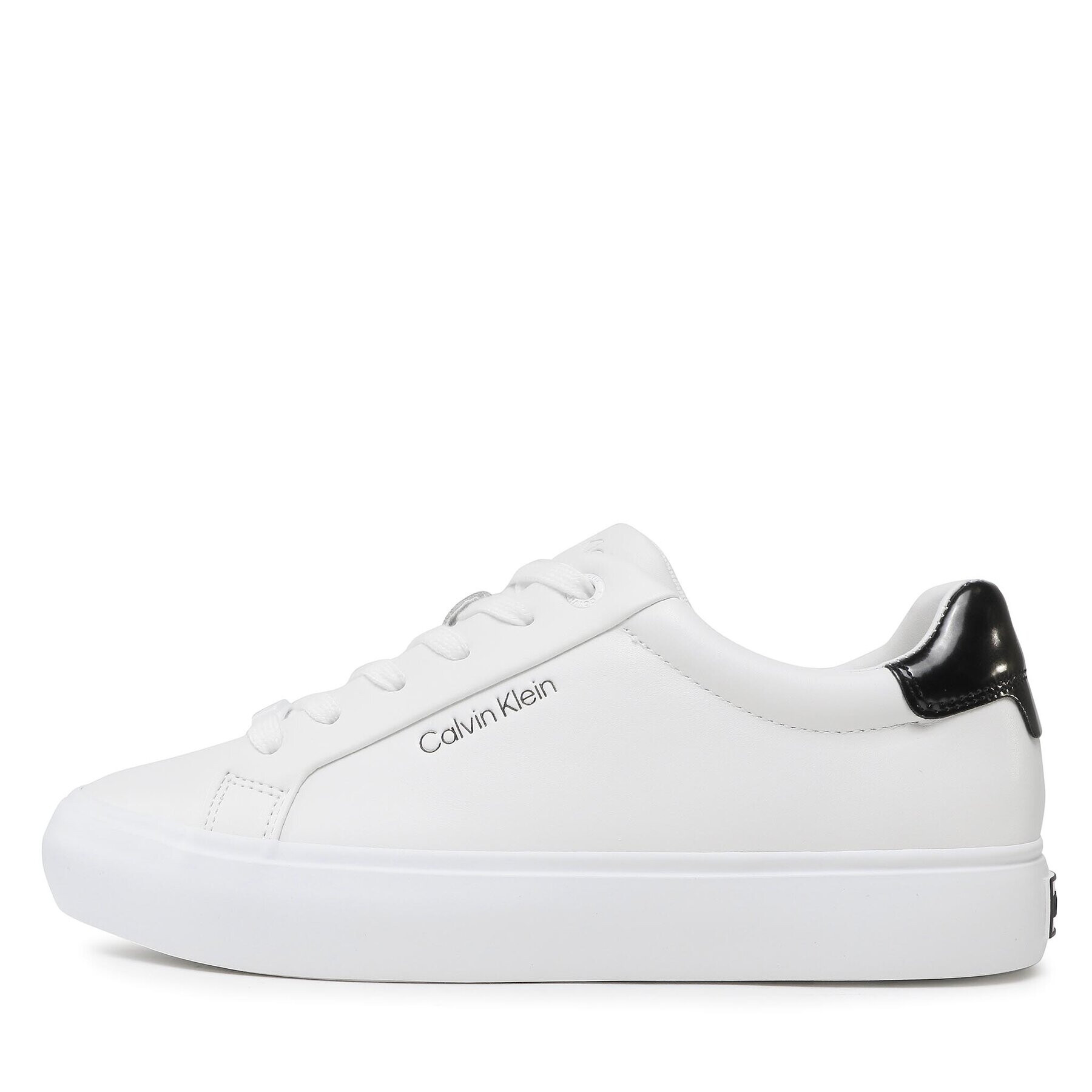 Calvin Klein Sneakersy Vulc Lace Up HW0HW01681 Bílá - Pepit.cz