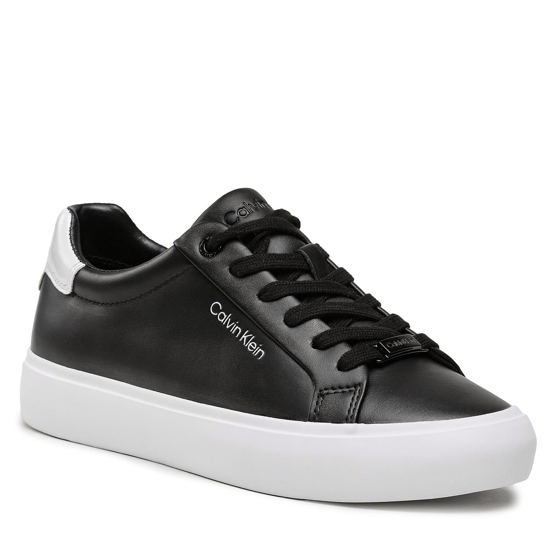 Calvin Klein Sneakersy Vulc Lace Up HW0HW01681 Černá - Pepit.cz