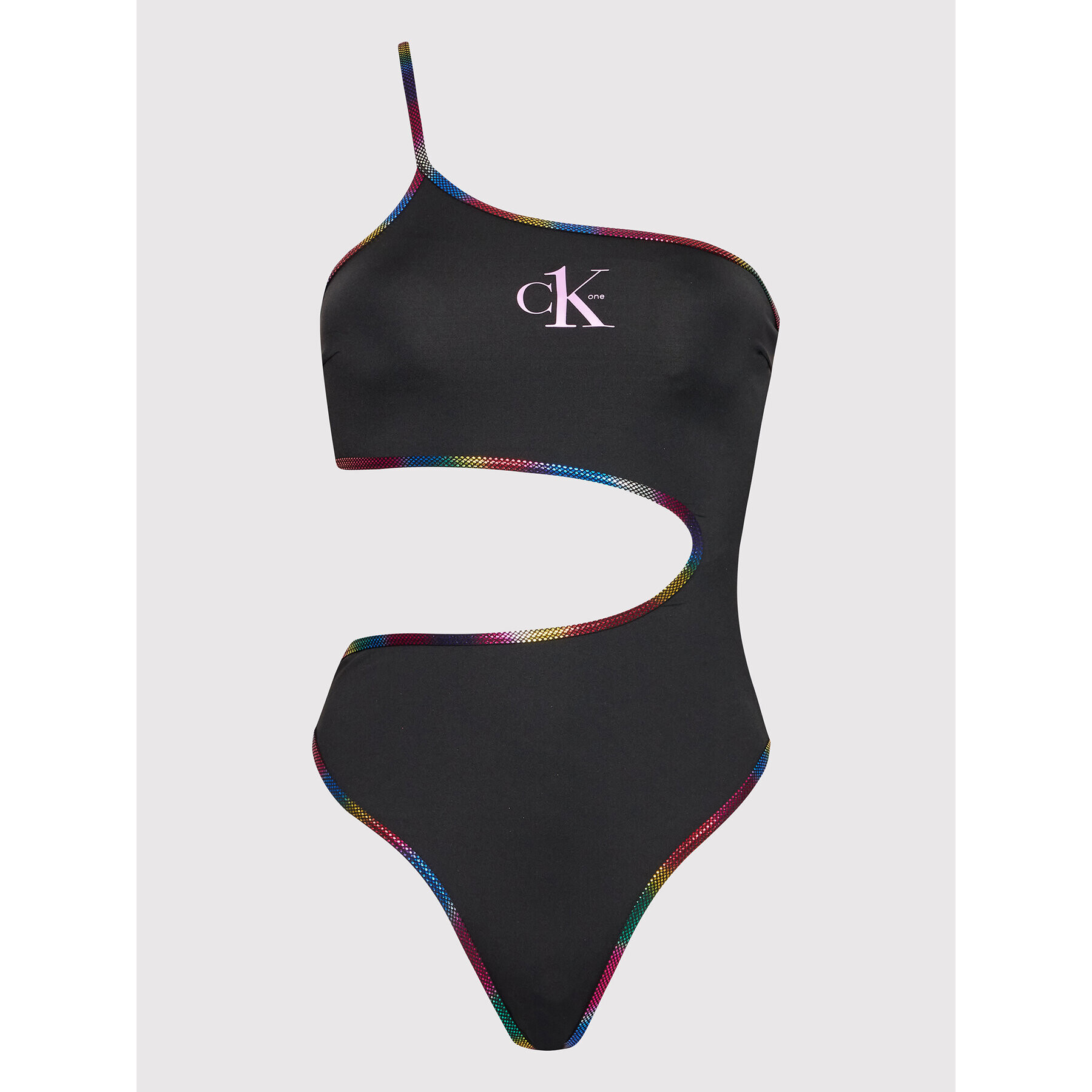 Calvin Klein Swimwear Bikiny KW0KW01640 Černá - Pepit.cz