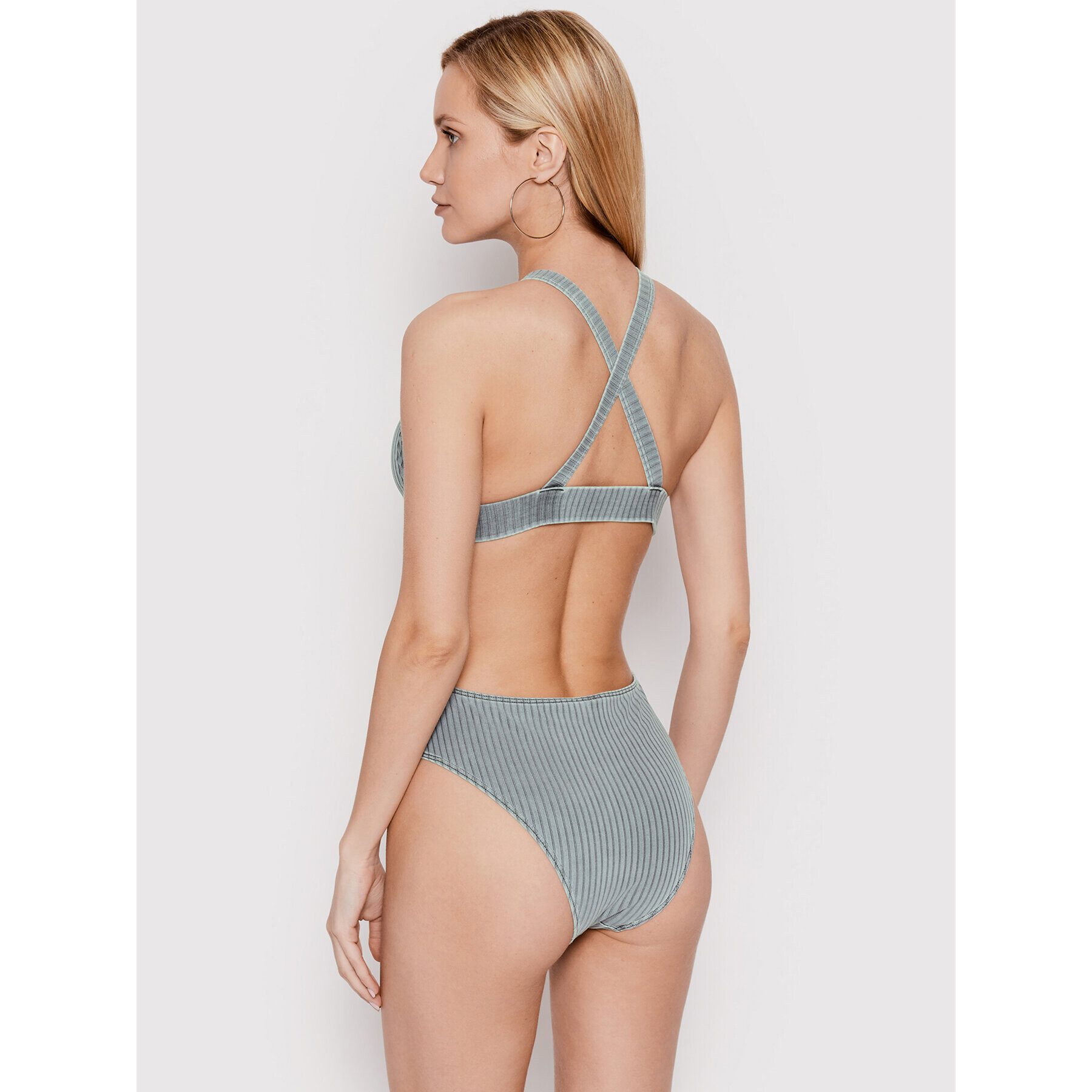 Calvin Klein Swimwear Bikiny KW0KW01641 Šedá - Pepit.cz