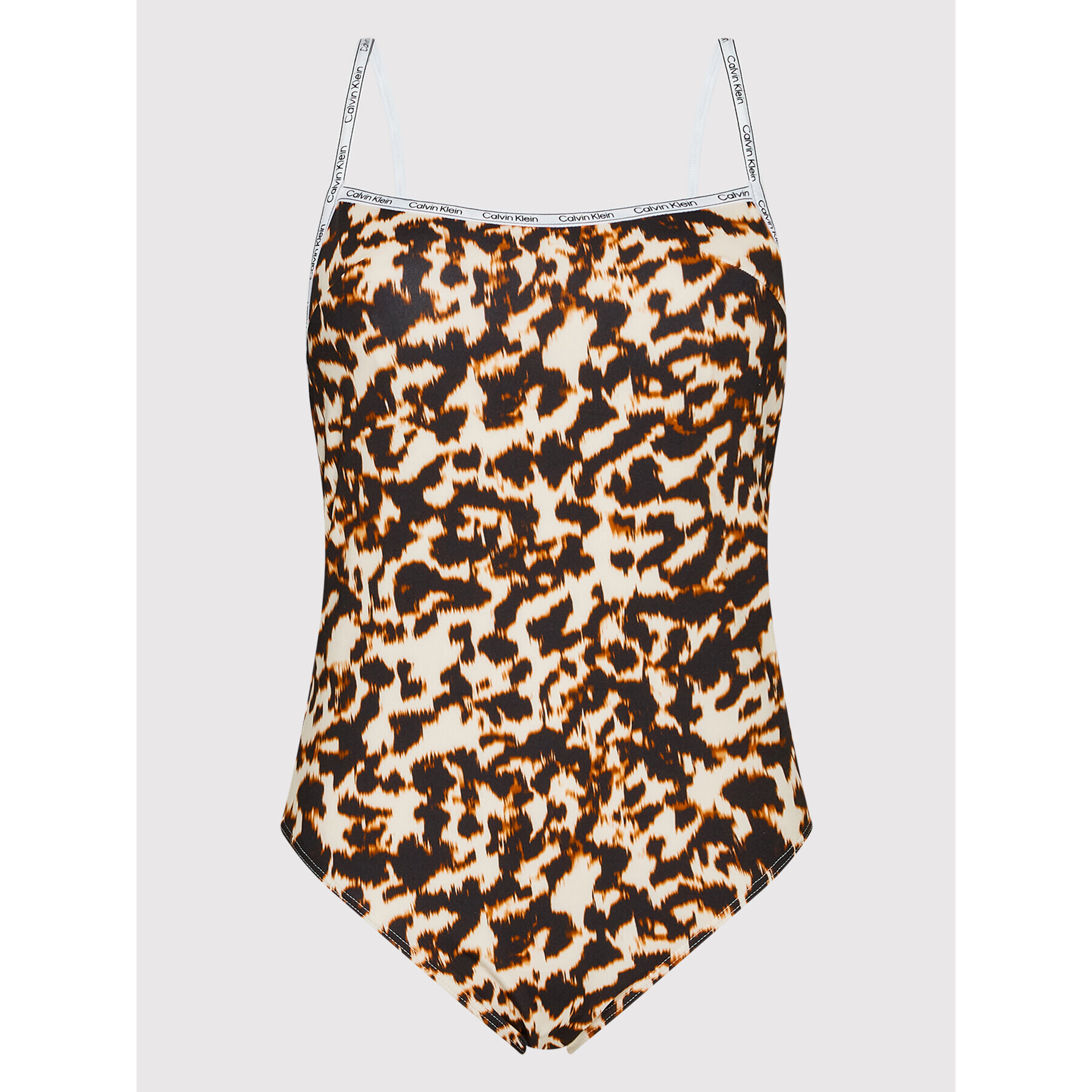 Calvin Klein Swimwear Bikiny KW0KW01647 Hnědá - Pepit.cz