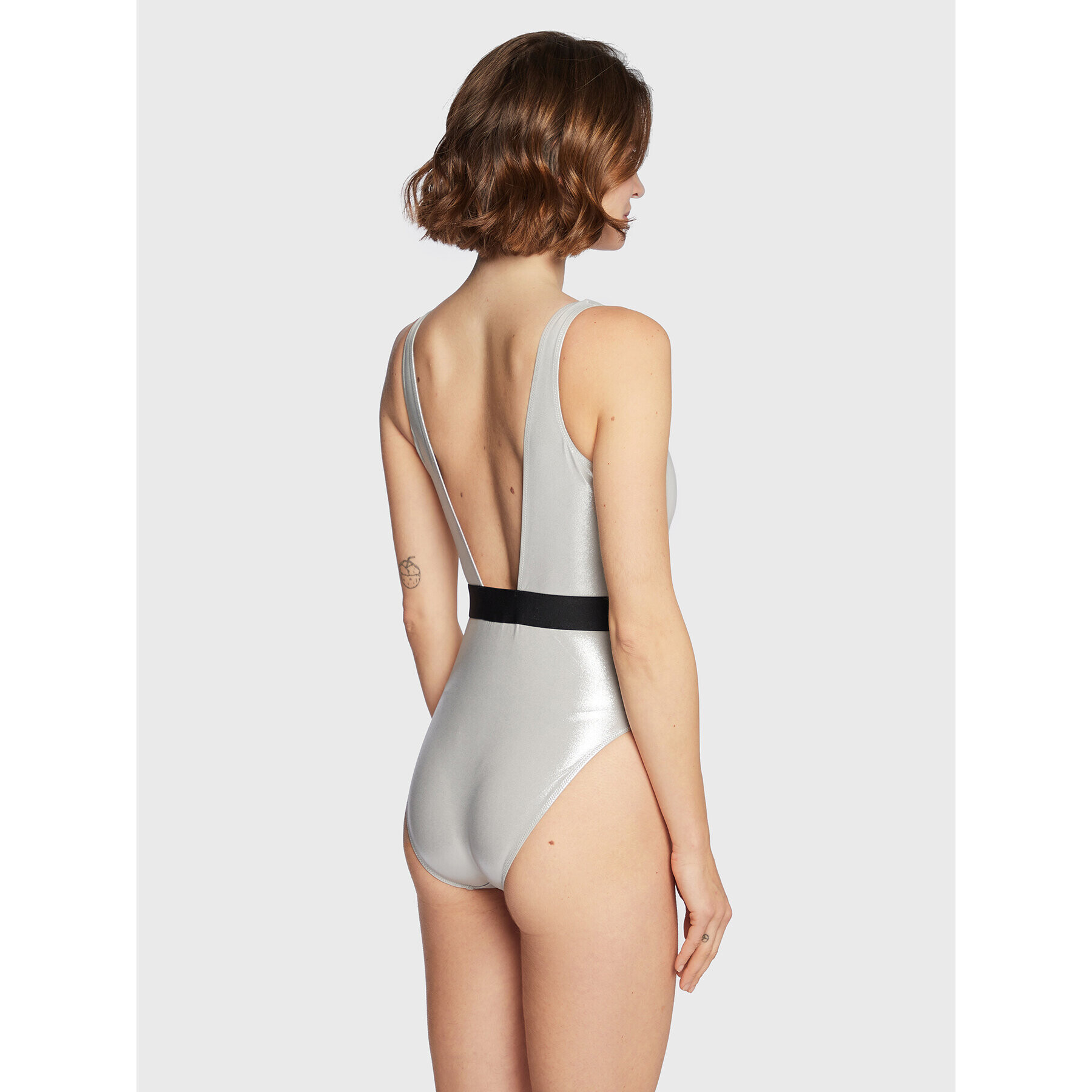 Calvin Klein Swimwear Bikiny KW0KW01956 Stříbrná - Pepit.cz