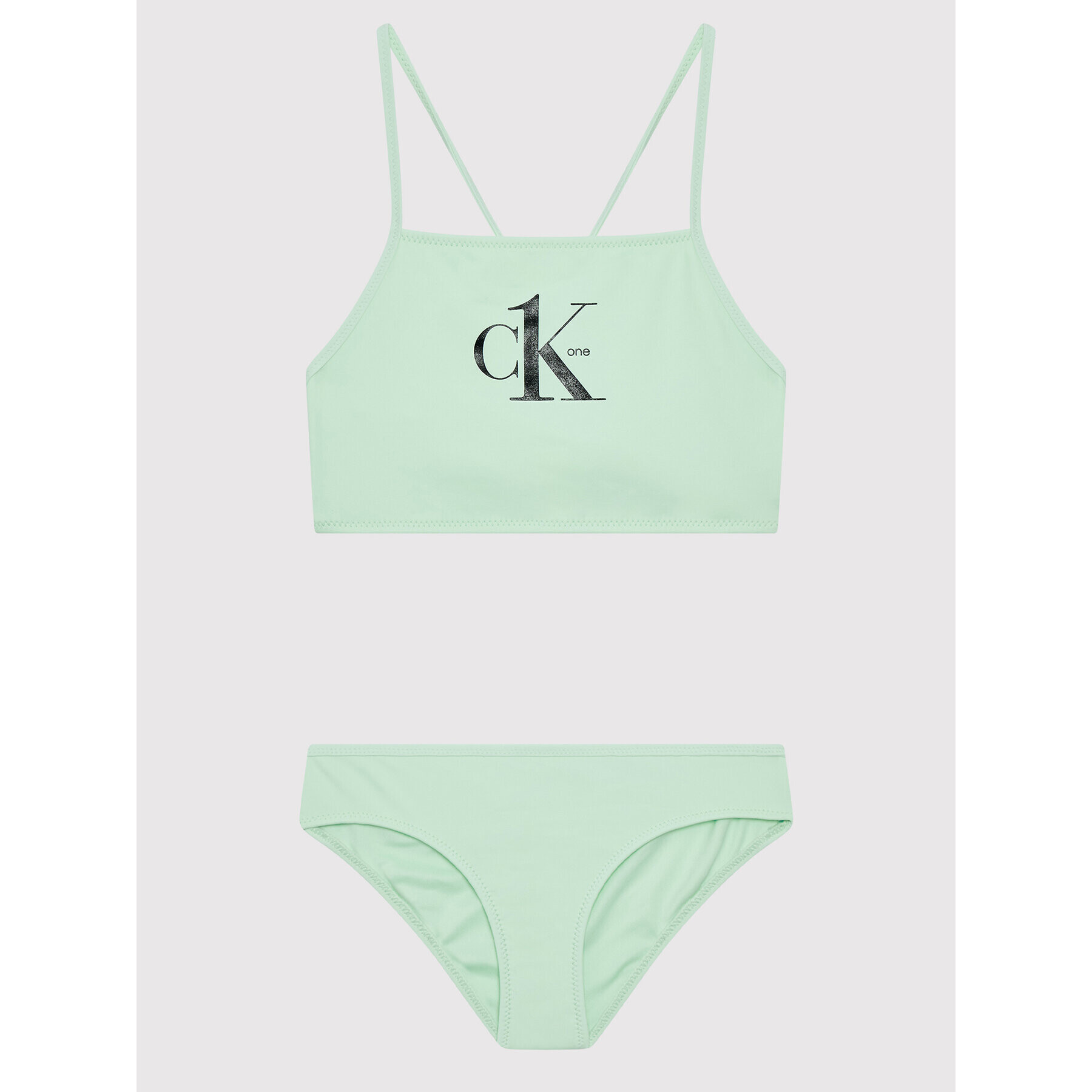 Calvin Klein Swimwear Bikiny KY0KY00007 Zelená - Pepit.cz