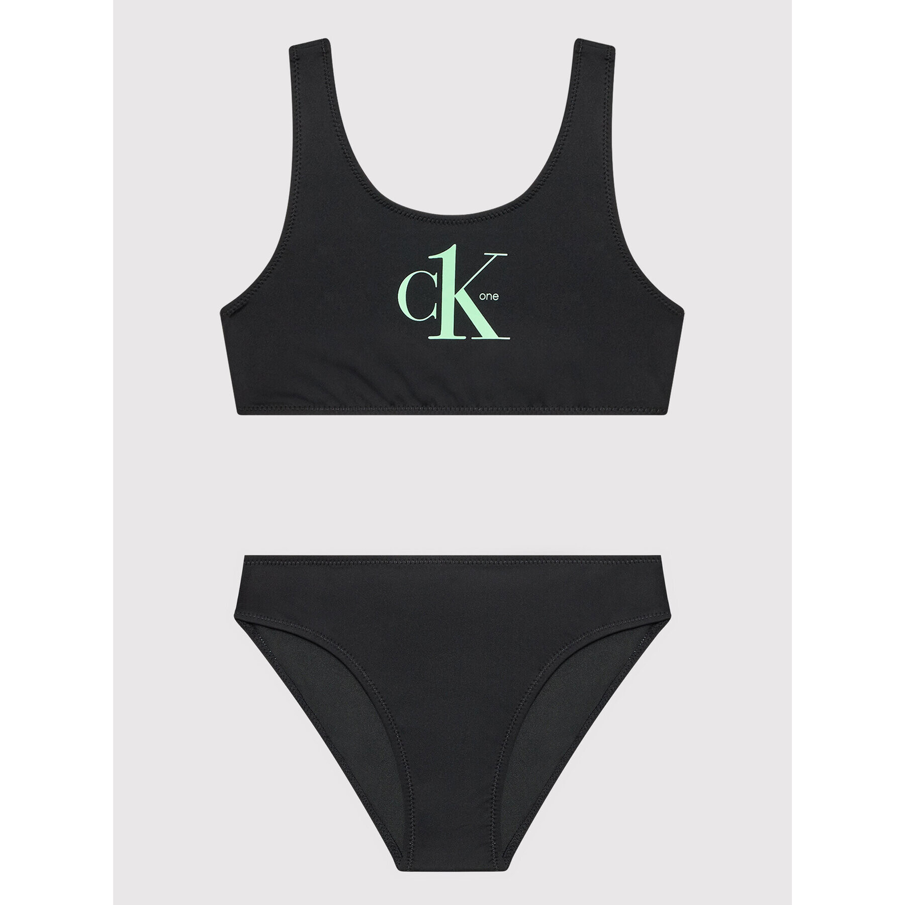 Calvin Klein Swimwear Bikiny KY0KY00013 Černá - Pepit.cz